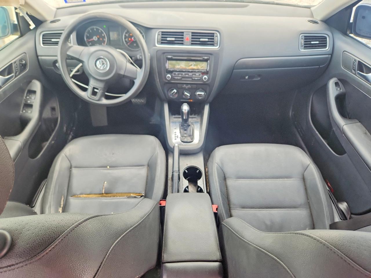 2012 Volkswagen Jetta Se Black vin: 3VWDP7AJ2CM332999