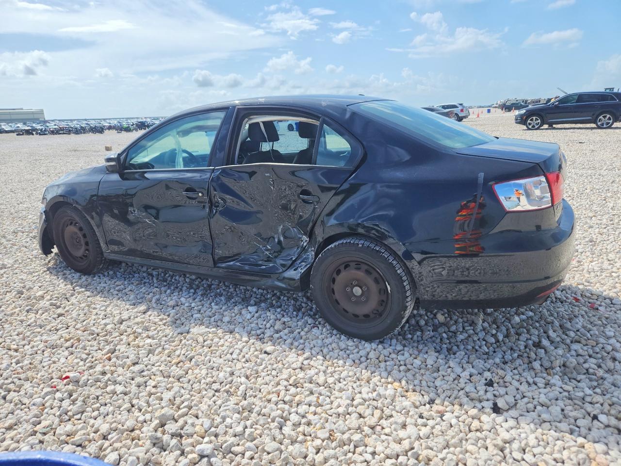 2012 Volkswagen Jetta Se Black vin: 3VWDP7AJ2CM332999