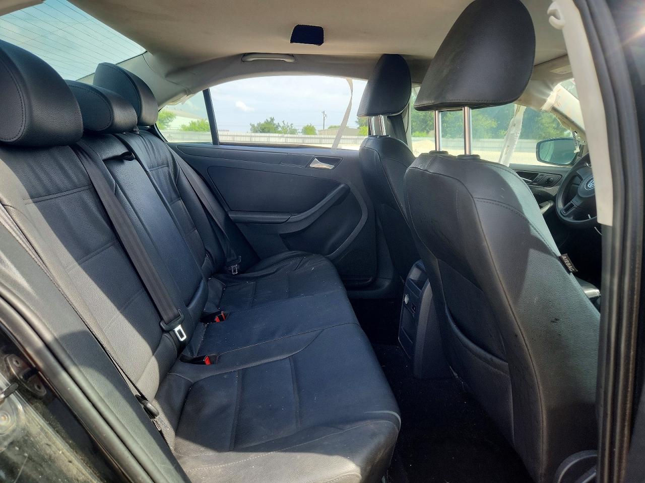 2012 Volkswagen Jetta Se Black vin: 3VWDP7AJ2CM332999