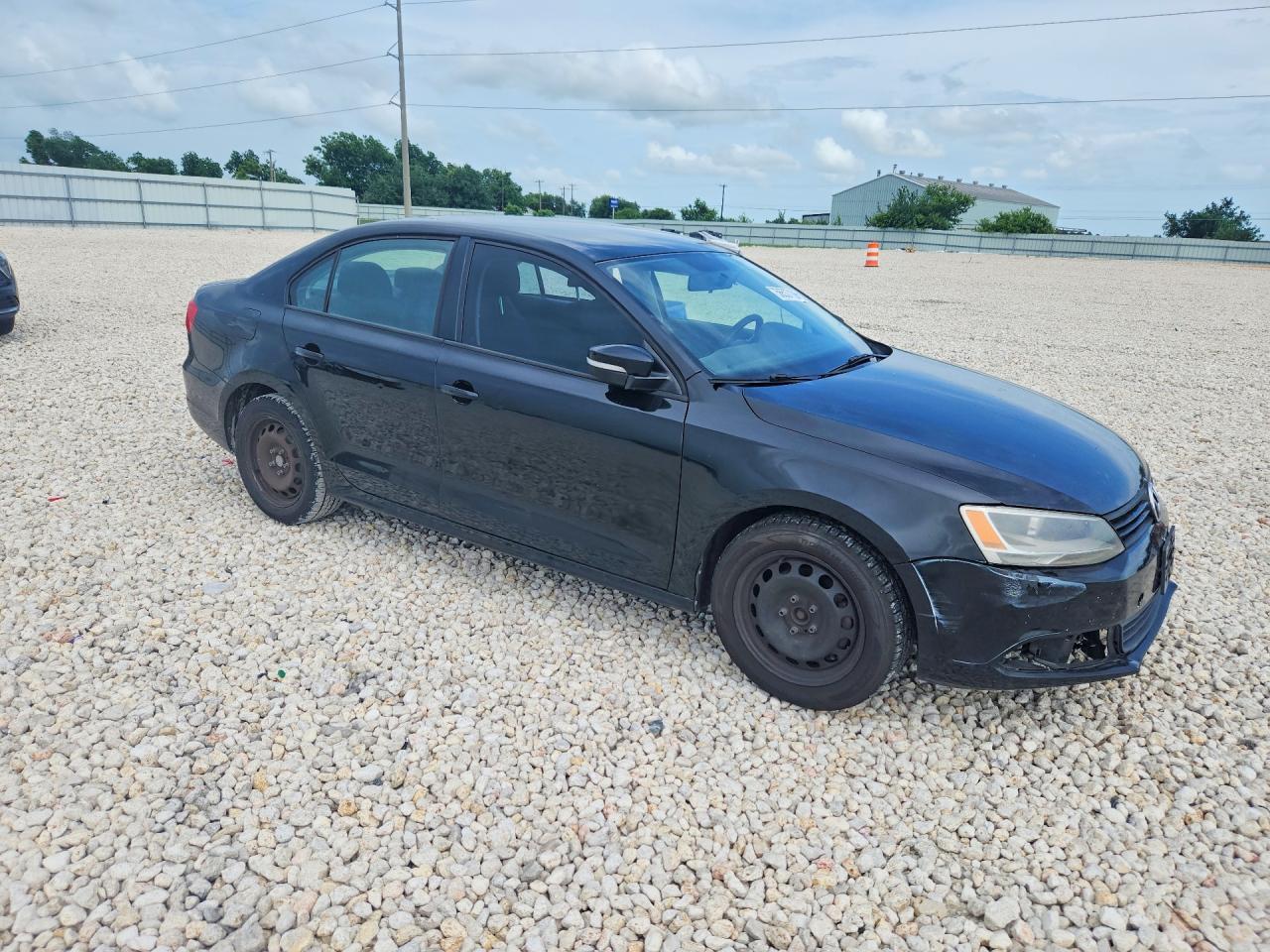 2012 Volkswagen Jetta Se Black vin: 3VWDP7AJ2CM332999
