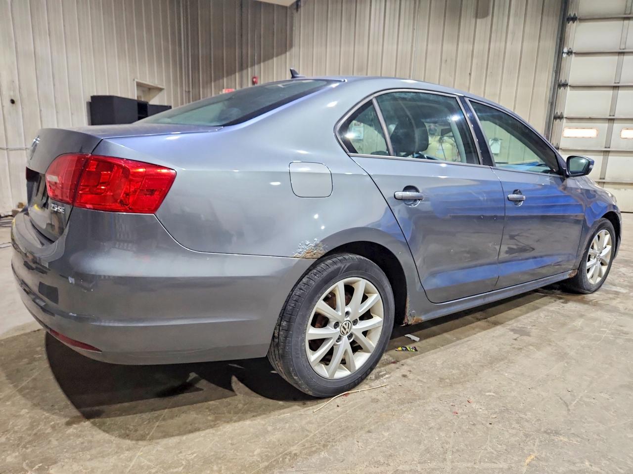 2012 Volkswagen Jetta Se Gray vin: 3VWDP7AJ2CM335482