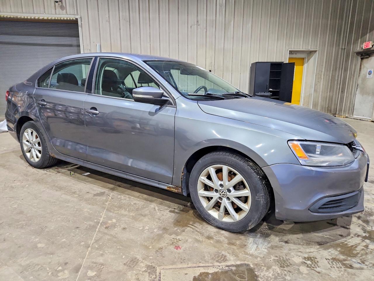 2012 Volkswagen Jetta Se Gray vin: 3VWDP7AJ2CM335482