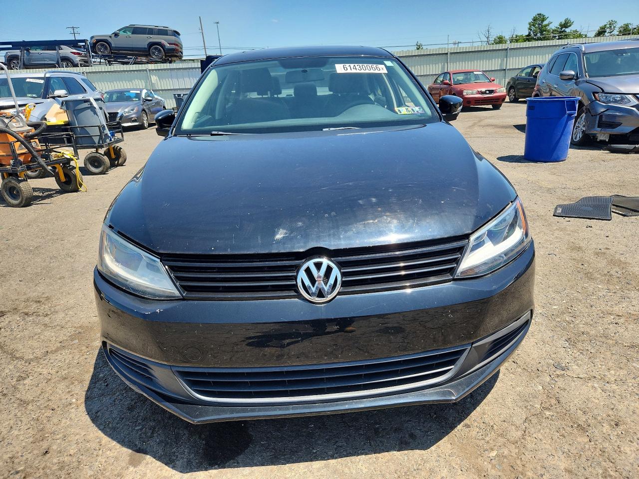 2012 Volkswagen Jetta Se Black vin: 3VWDP7AJ2CM338737