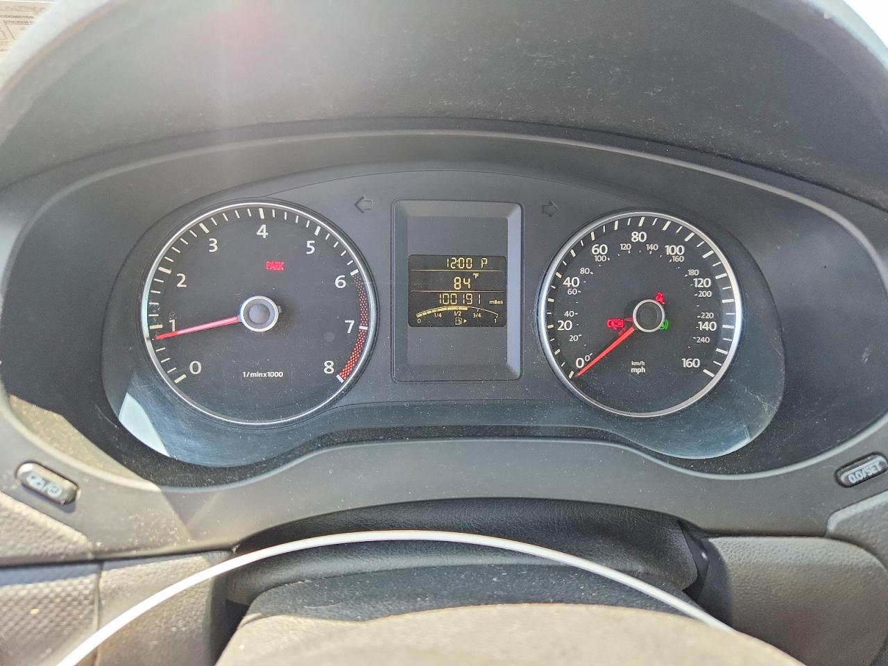 2012 Volkswagen Jetta Se Black vin: 3VWDP7AJ2CM338737