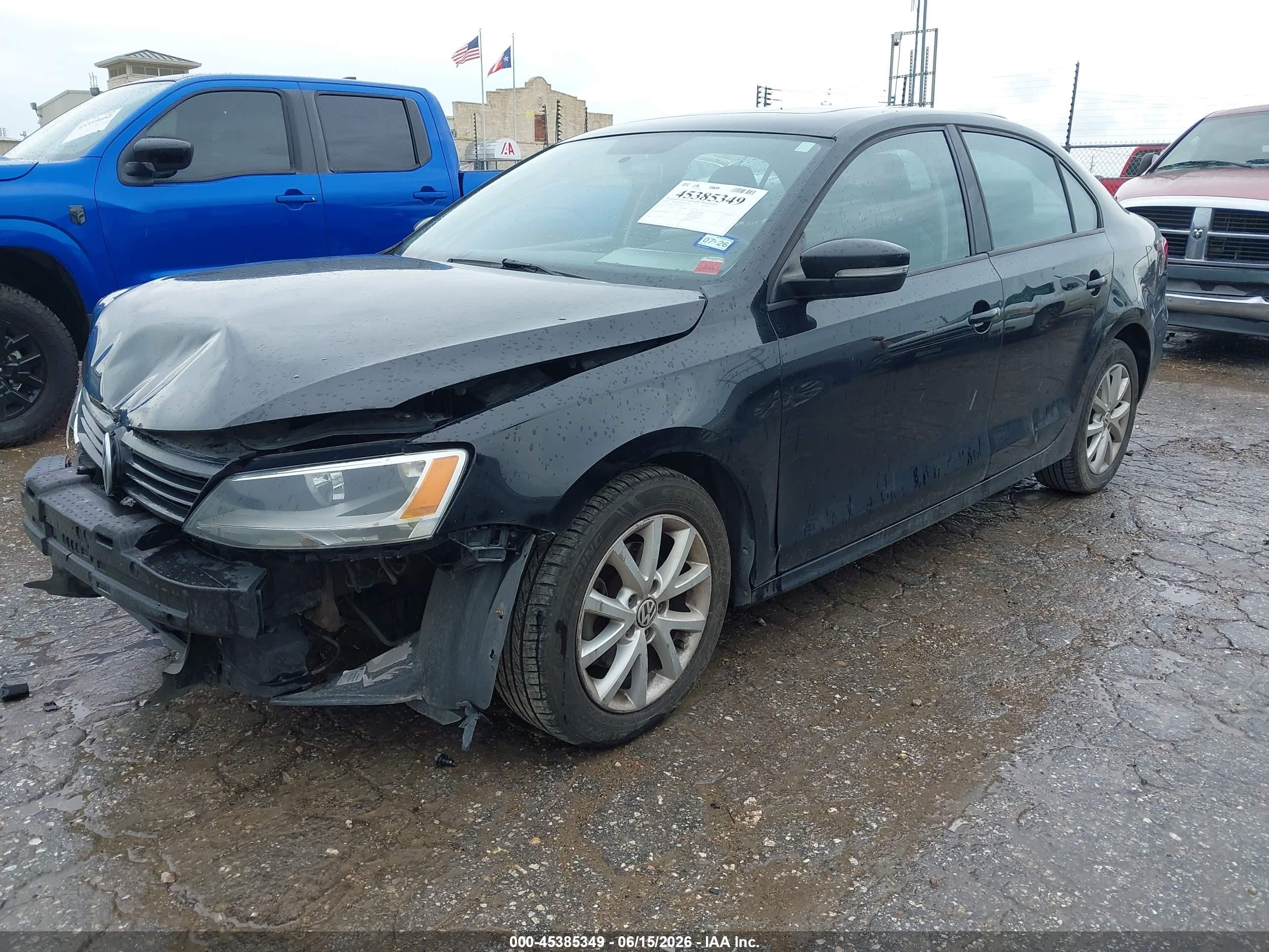 2012 Volkswagen Jetta 2.5l Se Black vin: 3VWDP7AJ2CM339452