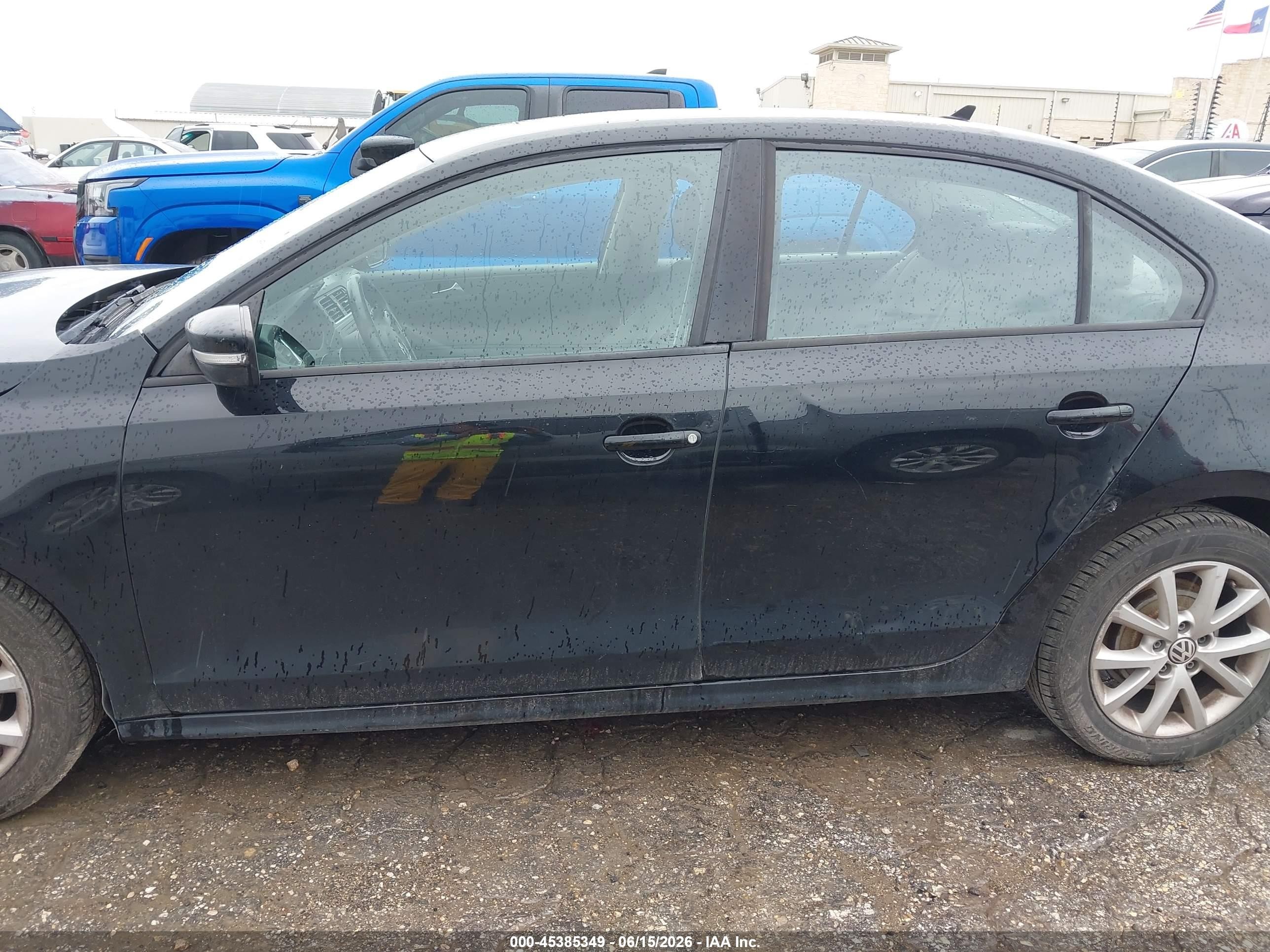 2012 Volkswagen Jetta 2.5l Se Black vin: 3VWDP7AJ2CM339452