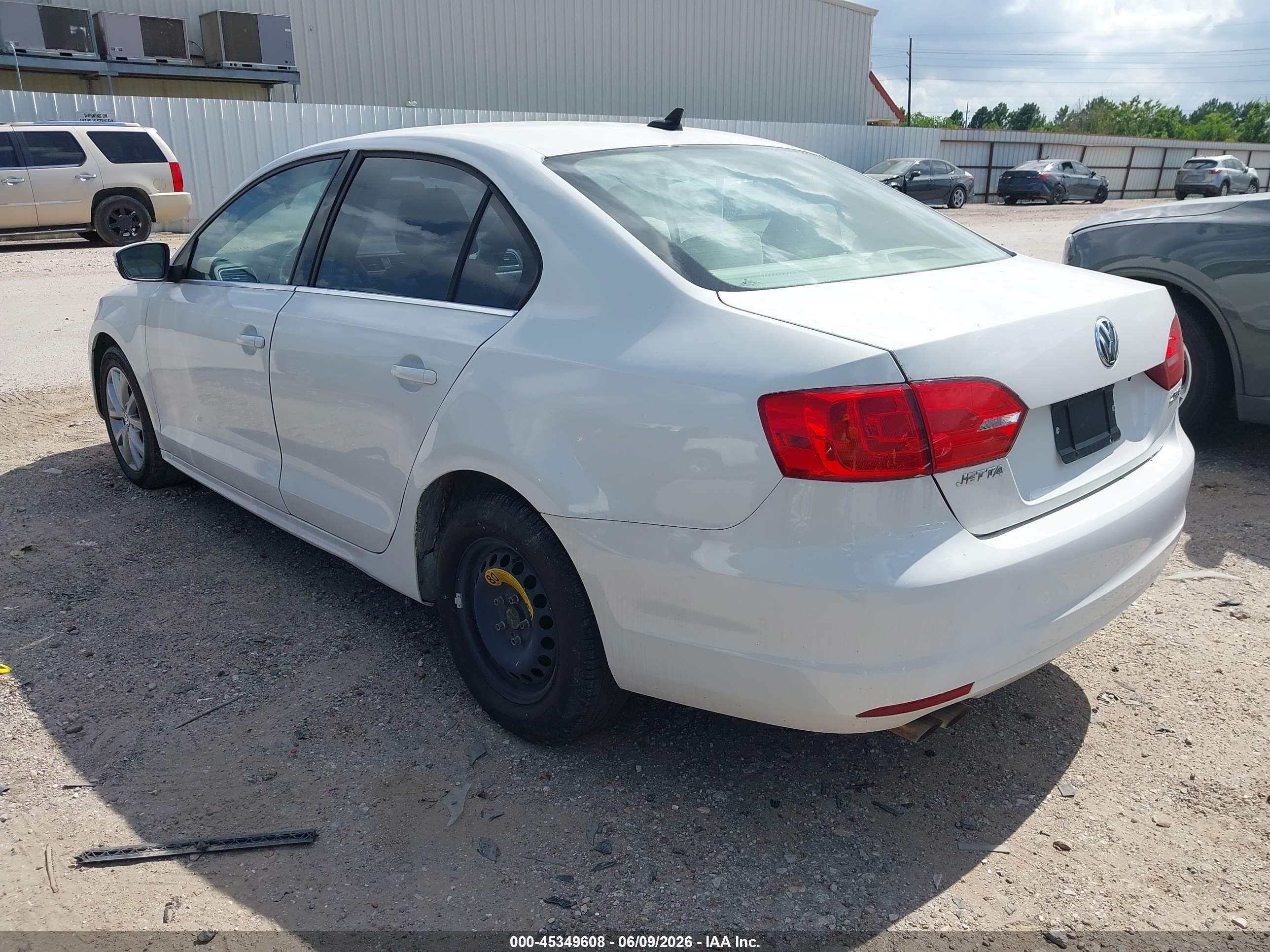 2012 Volkswagen Jetta 2.5l Se Белый vin: 3VWDP7AJ2CM396623