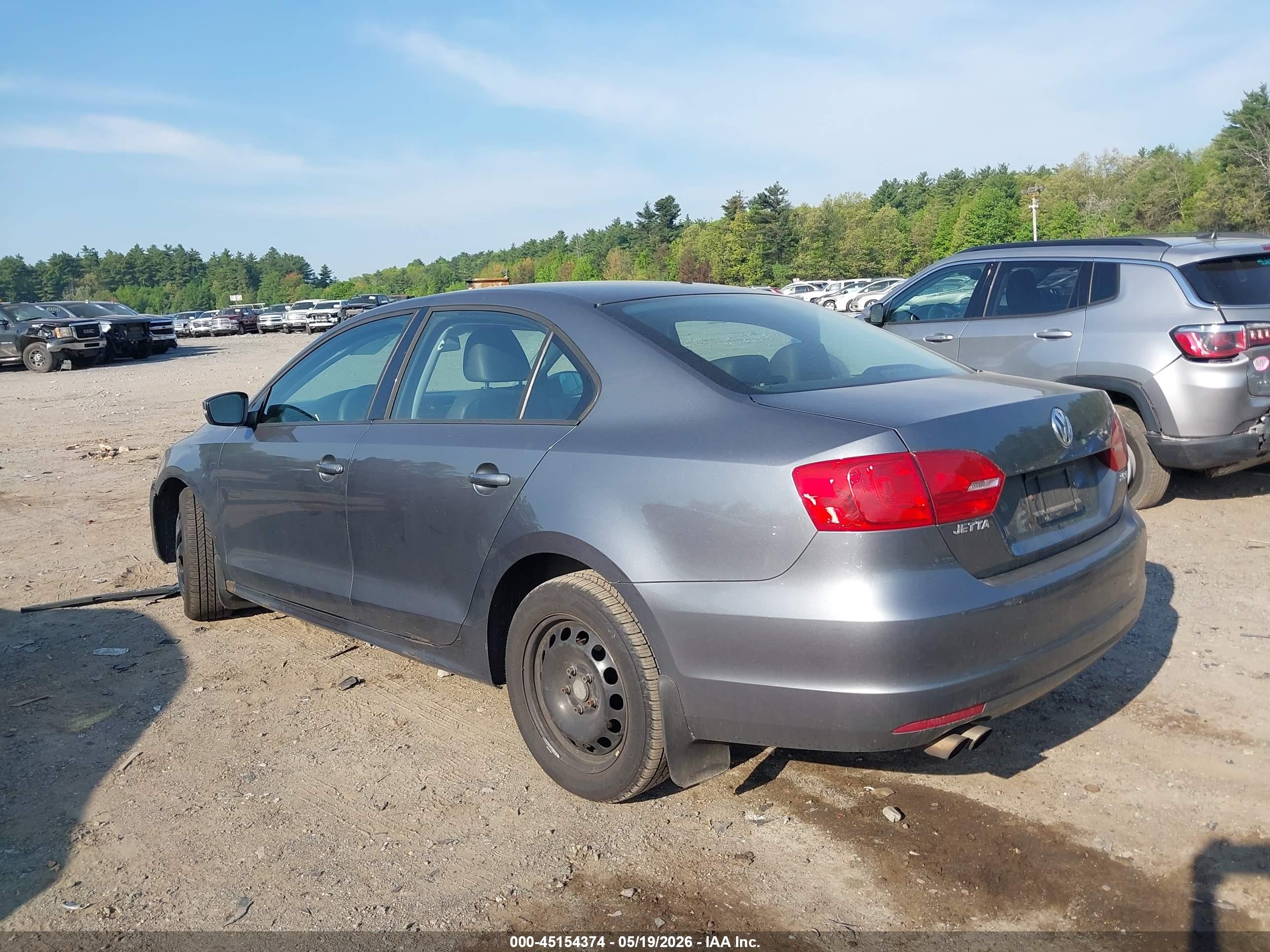 2012 Volkswagen Jetta 2.5l Se Gray vin: 3VWDP7AJ2CM397173