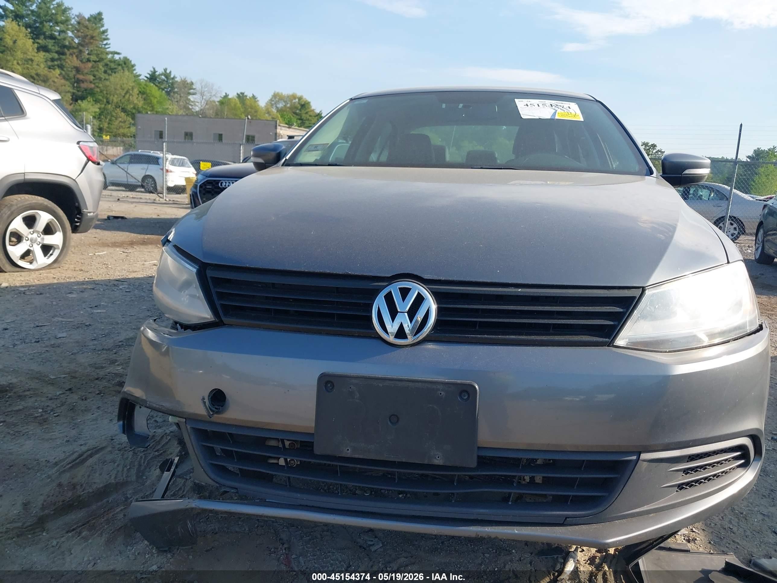 2012 Volkswagen Jetta 2.5l Se Gray vin: 3VWDP7AJ2CM397173
