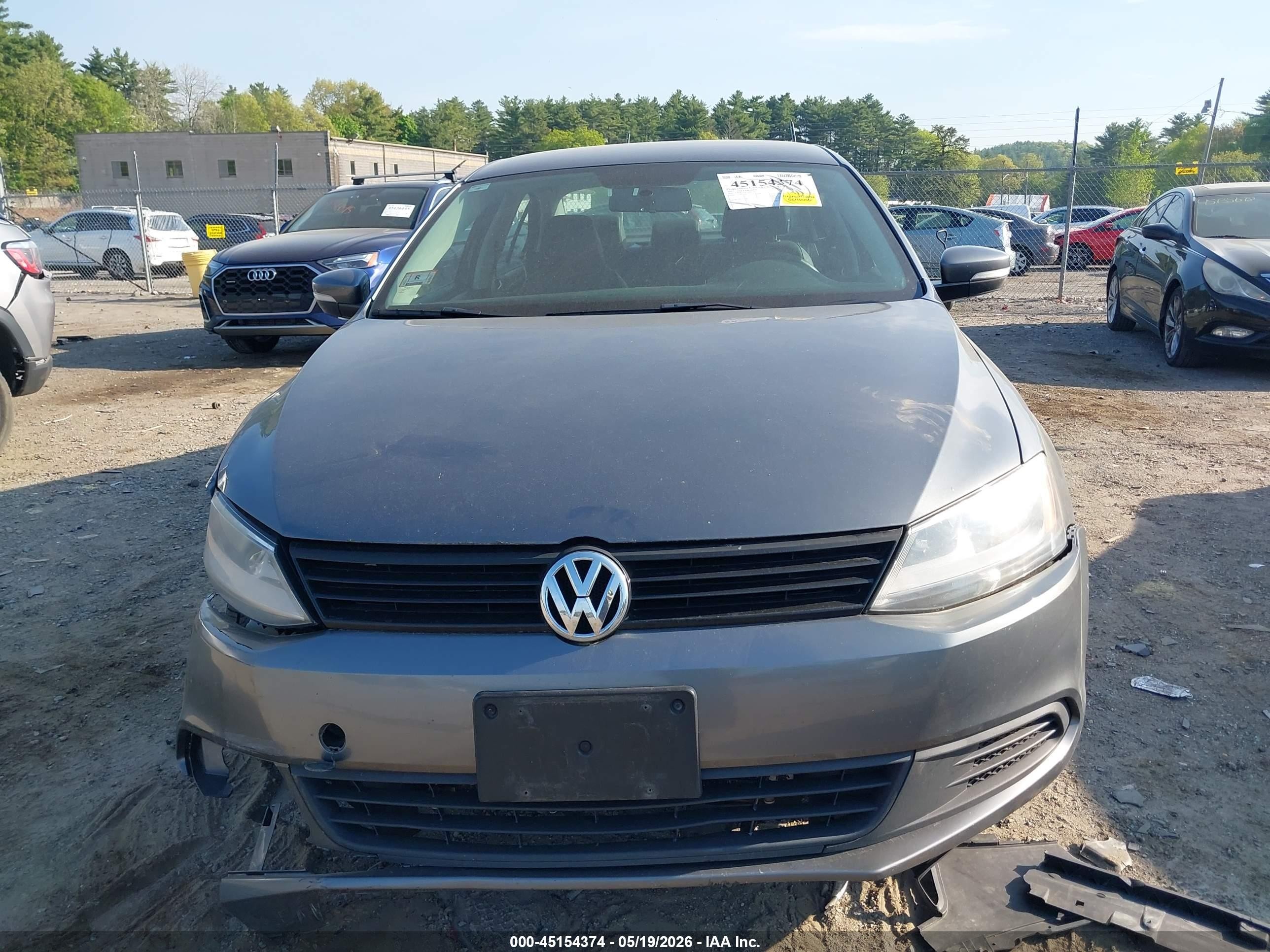 2012 Volkswagen Jetta 2.5l Se Gray vin: 3VWDP7AJ2CM397173
