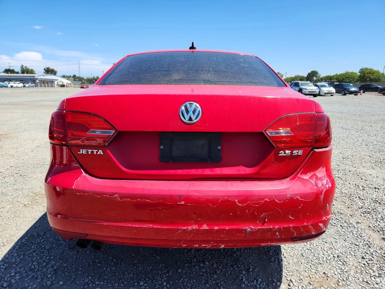 2012 Volkswagen Jetta Se Красный vin: 3VWDP7AJ2CM413226