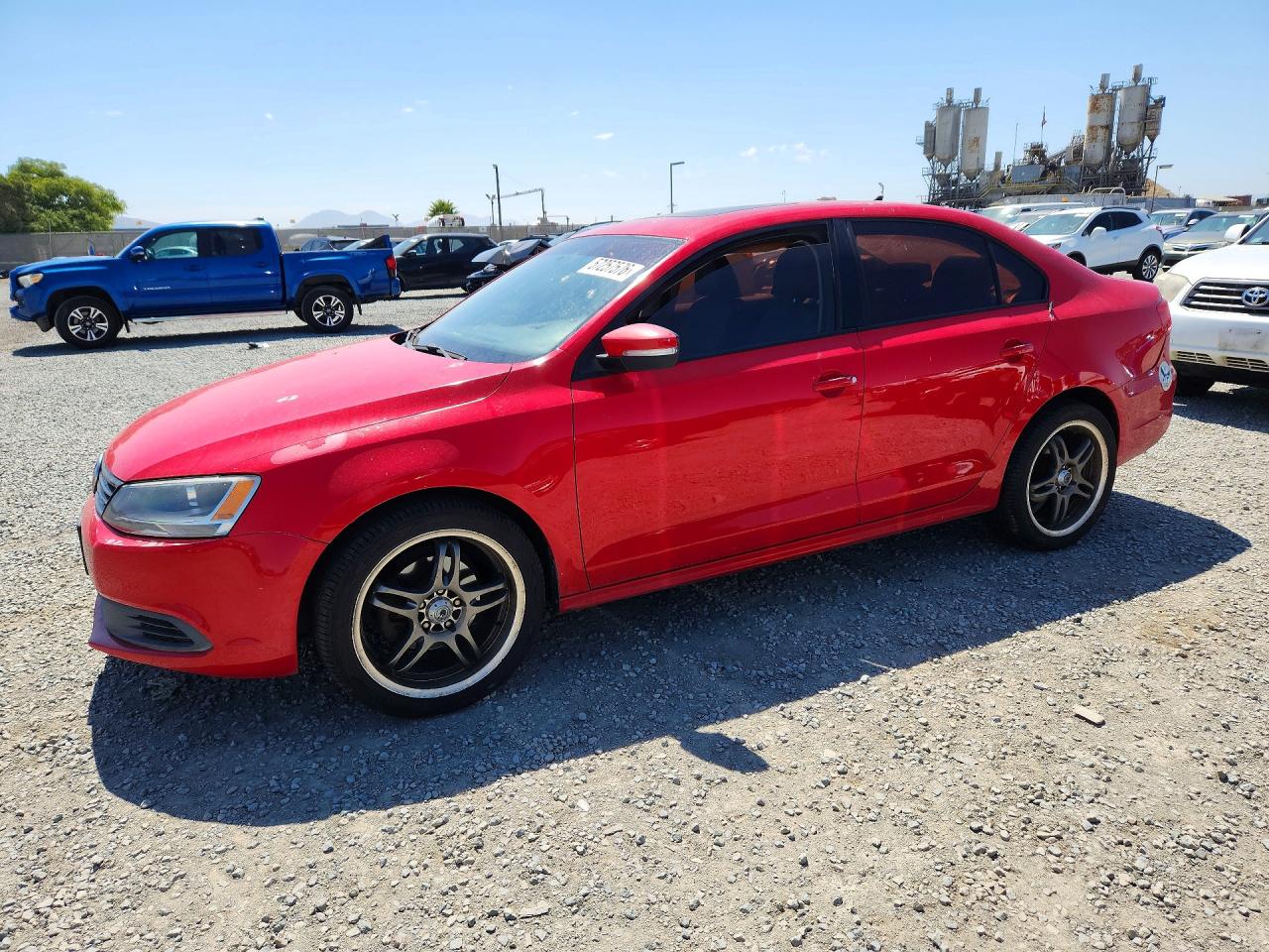 2012 Volkswagen Jetta Se Красный vin: 3VWDP7AJ2CM413226