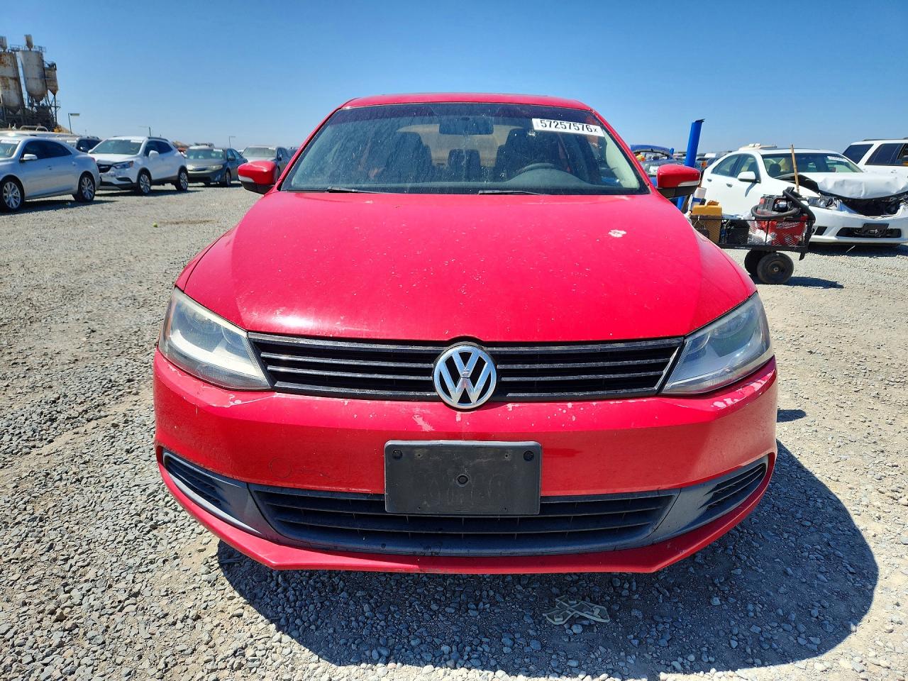 2012 Volkswagen Jetta Se Красный vin: 3VWDP7AJ2CM413226
