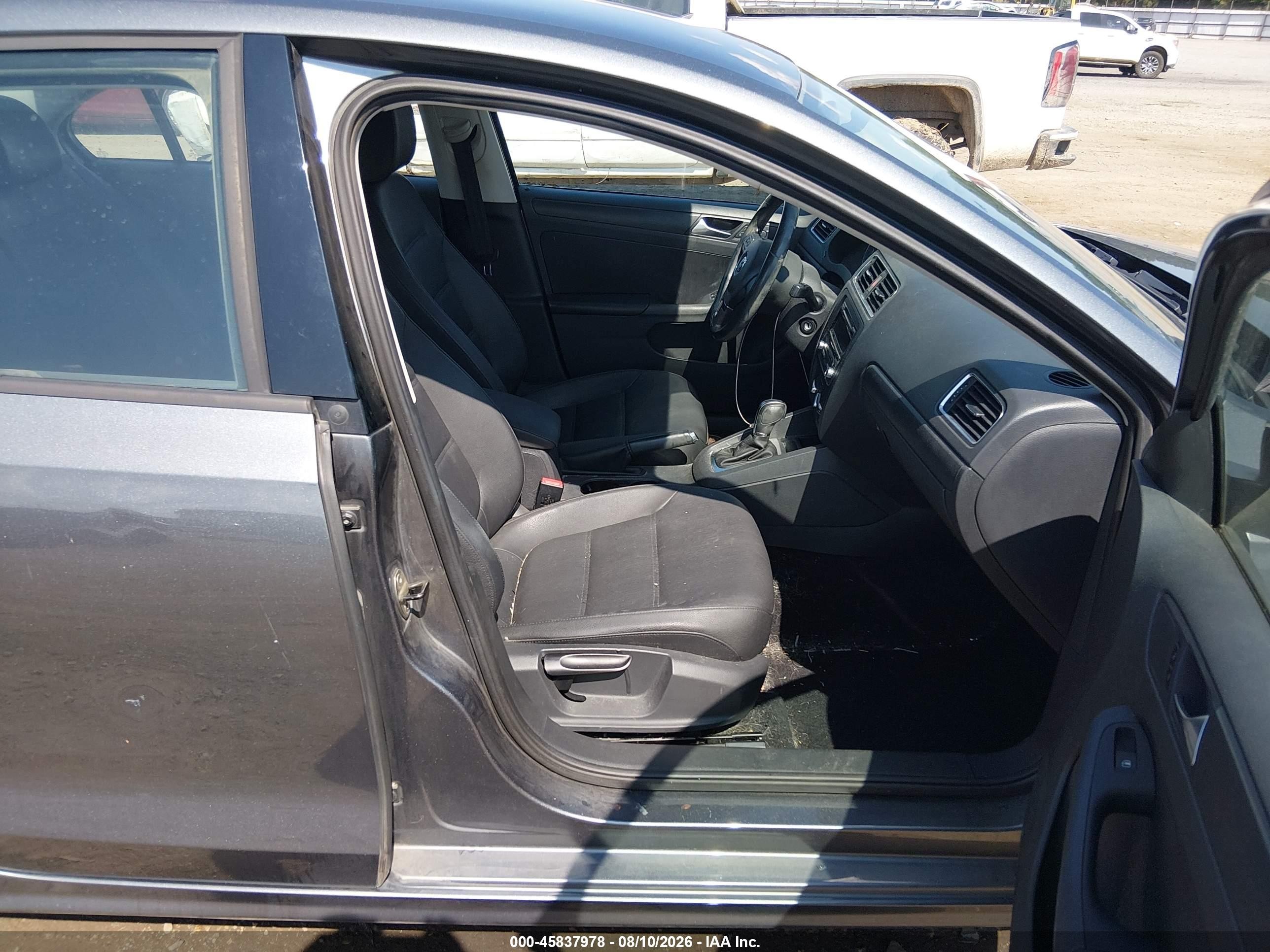 2012 Volkswagen Jetta 2.5l Se Gray vin: 3VWDP7AJ2CM462412