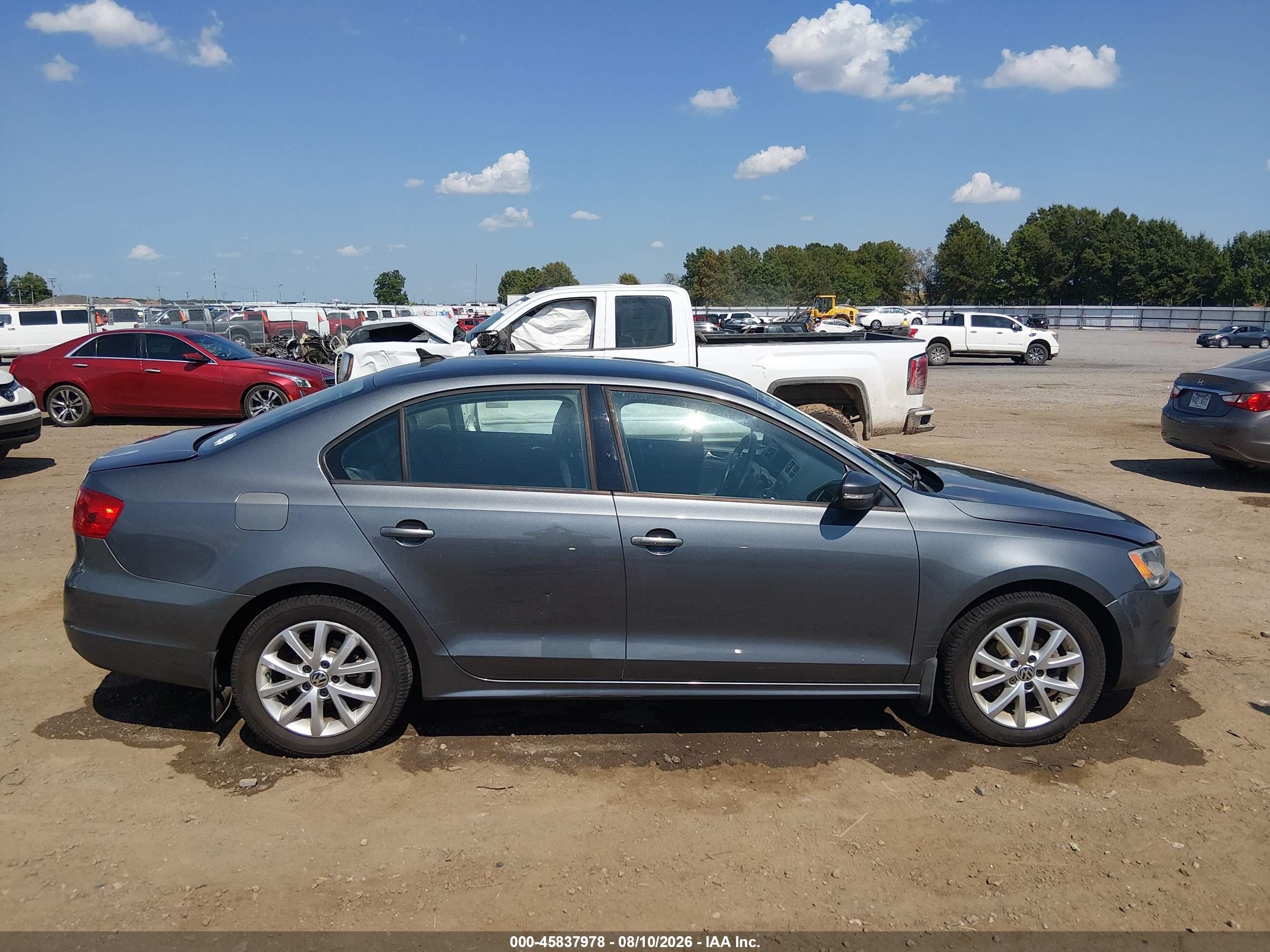 2012 Volkswagen Jetta 2.5l Se Gray vin: 3VWDP7AJ2CM462412