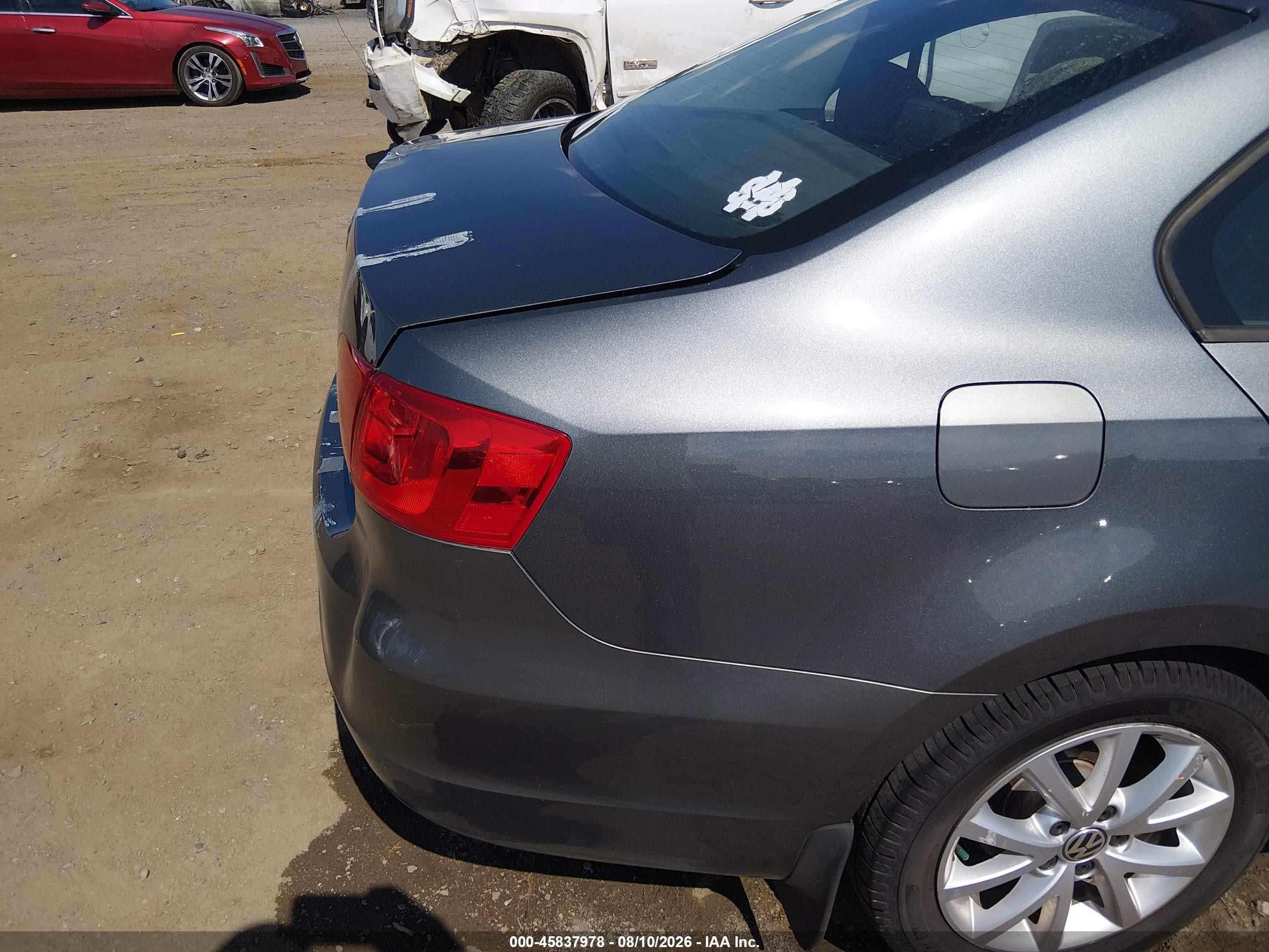 2012 Volkswagen Jetta 2.5l Se Gray vin: 3VWDP7AJ2CM462412