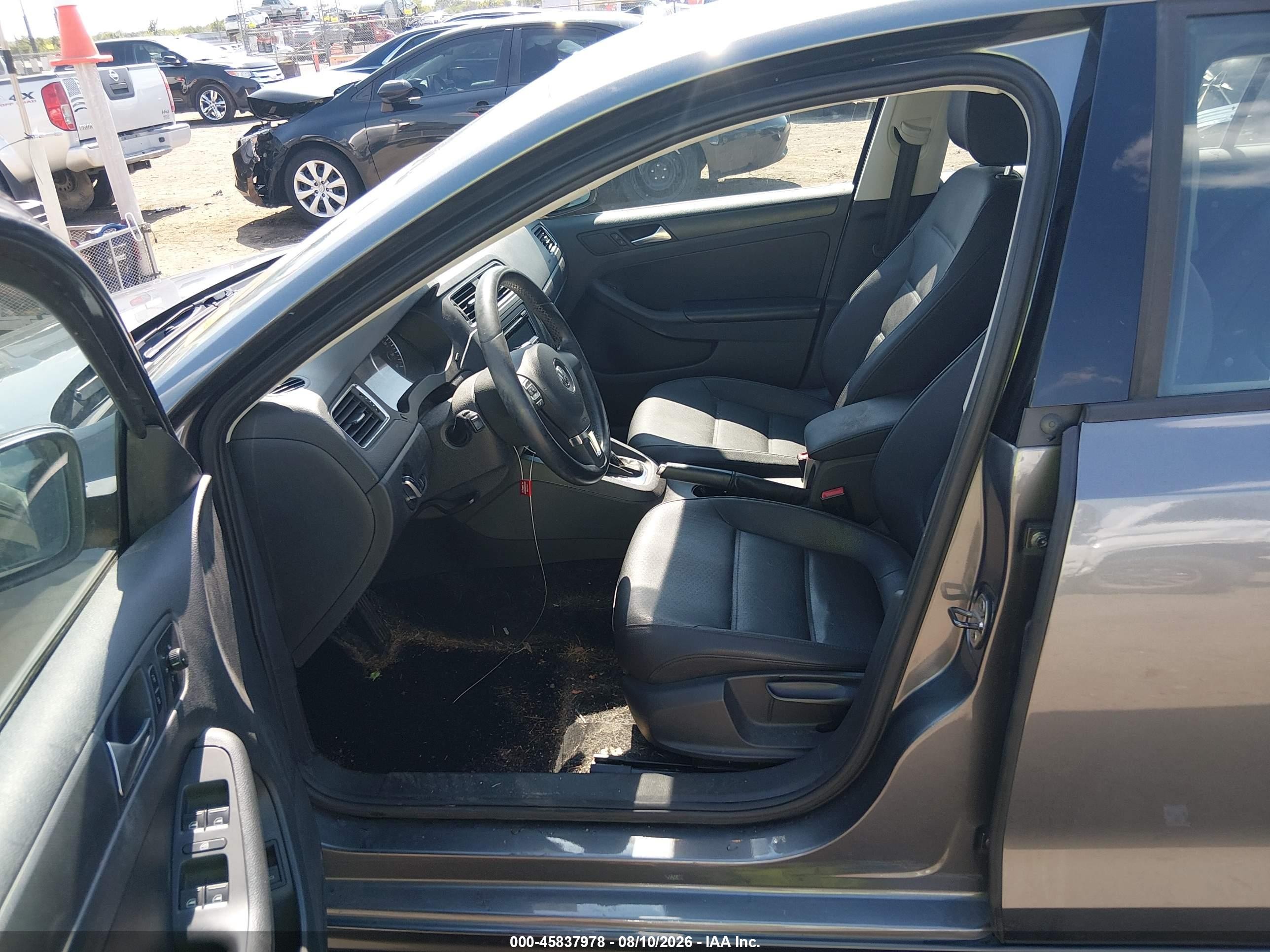 2012 Volkswagen Jetta 2.5l Se Gray vin: 3VWDP7AJ2CM462412