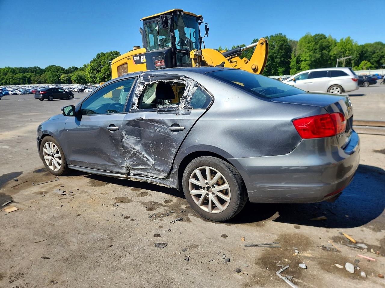2012 Volkswagen Jetta Se Серый vin: 3VWDP7AJ2CM466153