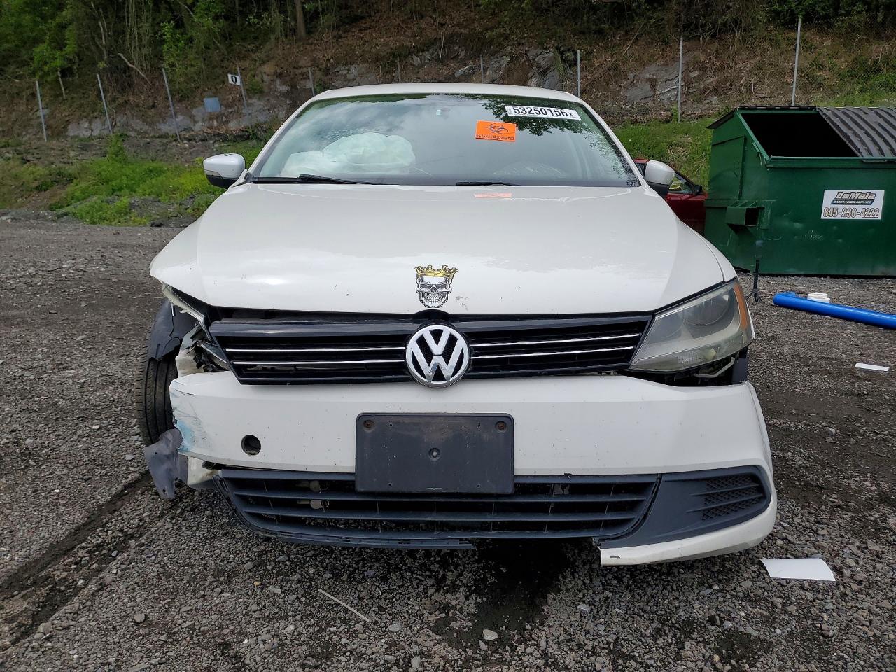 2013 Volkswagen Jetta Se White vin: 3VWDP7AJ2DM214260
