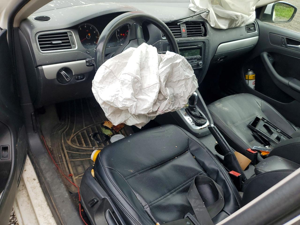 2013 Volkswagen Jetta Se White vin: 3VWDP7AJ2DM214260