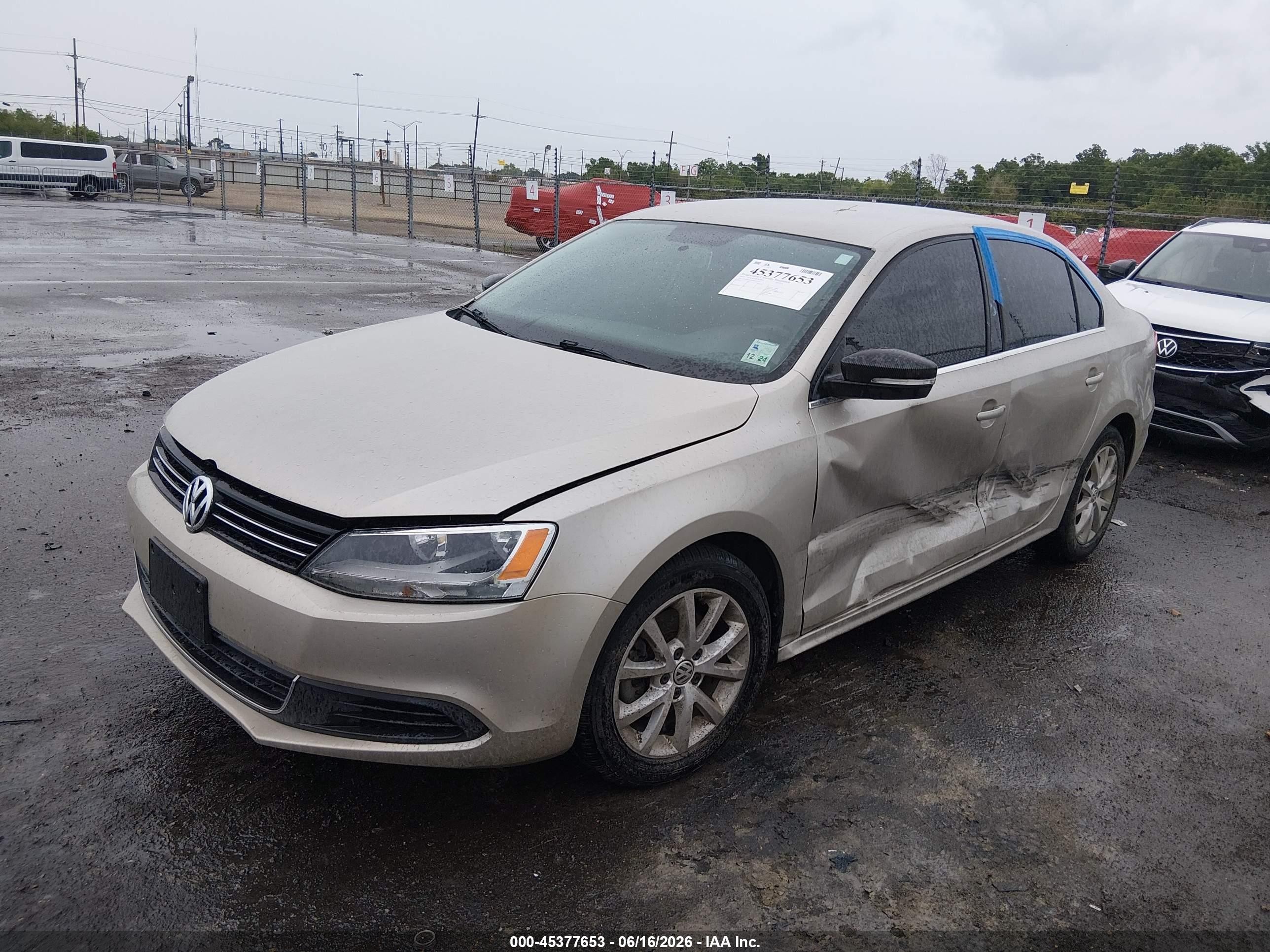 2013 Volkswagen Jetta 2.5l Se Gold vin: 3VWDP7AJ2DM233570