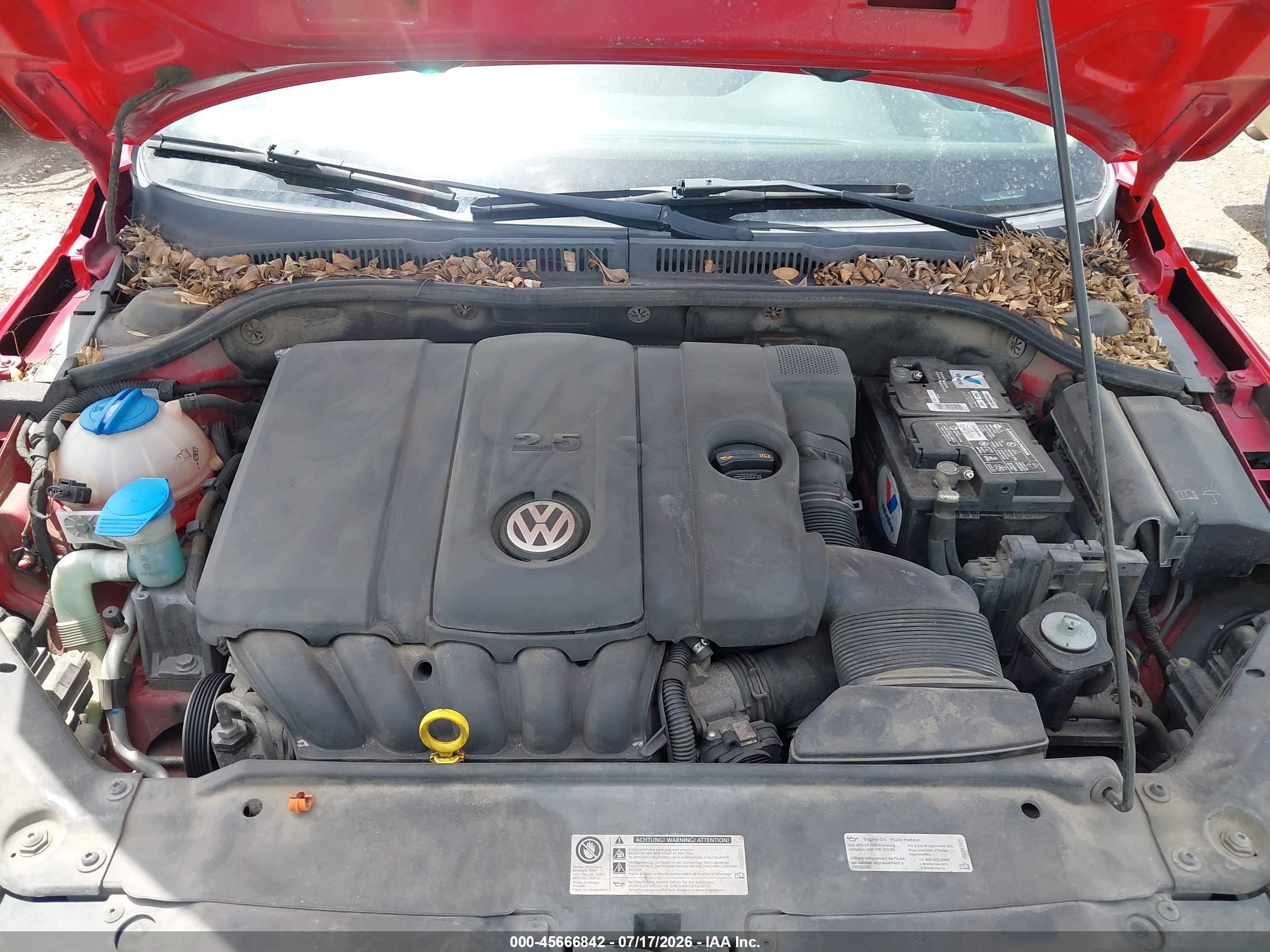 2013 Volkswagen Jetta 2.5l Se Red vin: 3VWDP7AJ2DM298399