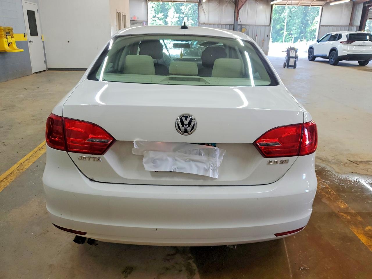 2013 Volkswagen Jetta Se White vin: 3VWDP7AJ2DM353918