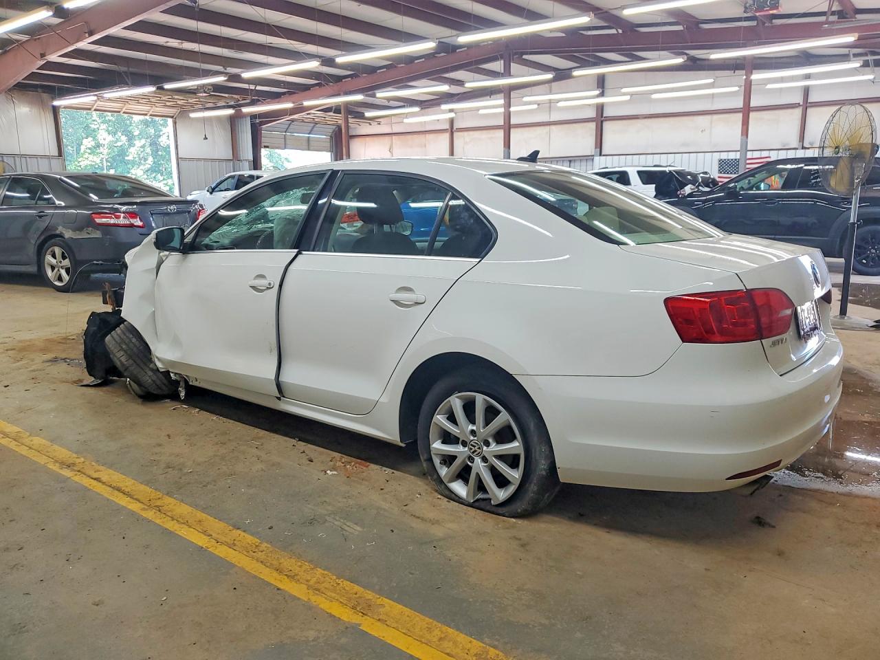 2013 Volkswagen Jetta Se White vin: 3VWDP7AJ2DM353918