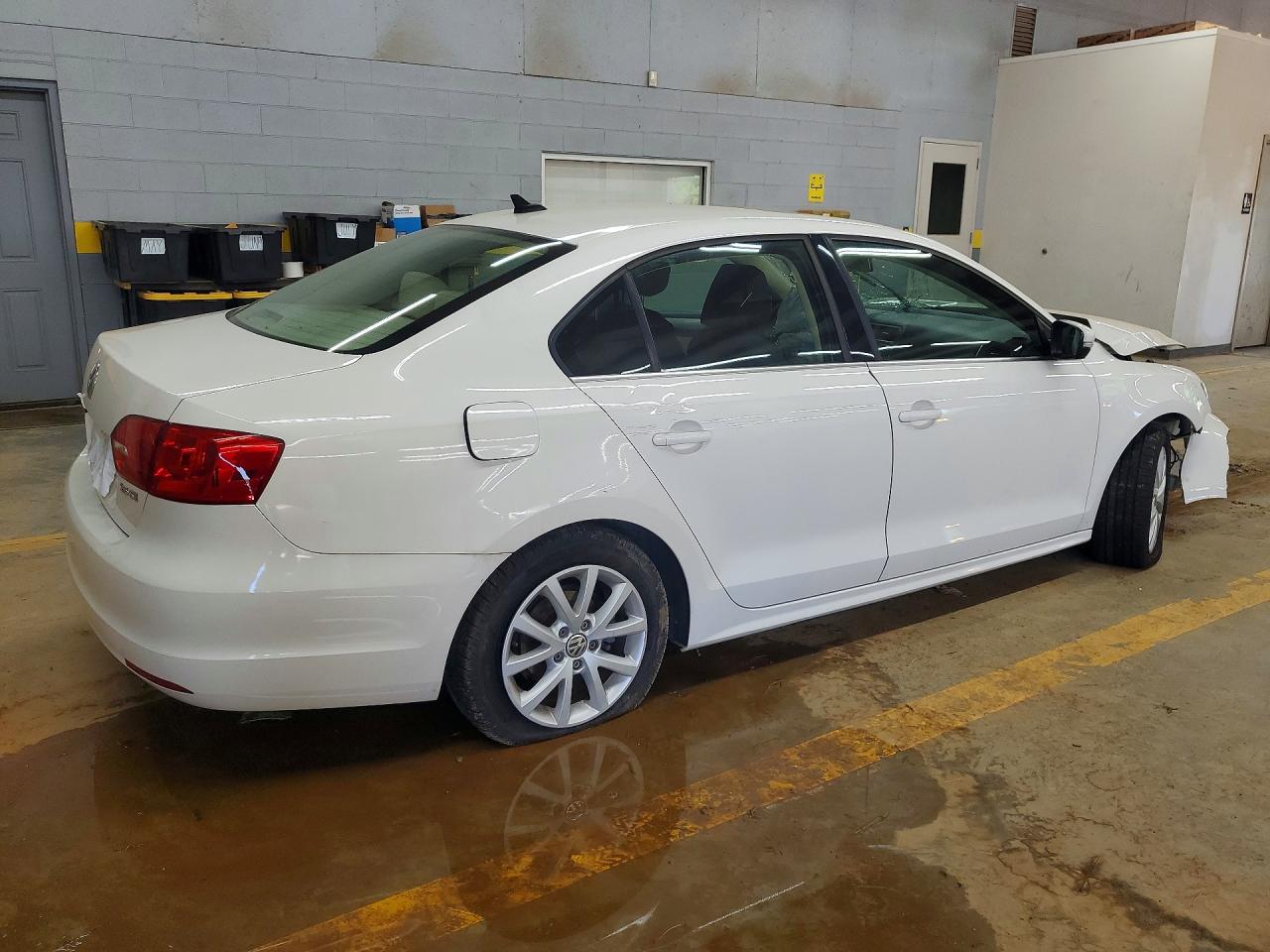 2013 Volkswagen Jetta Se White vin: 3VWDP7AJ2DM353918