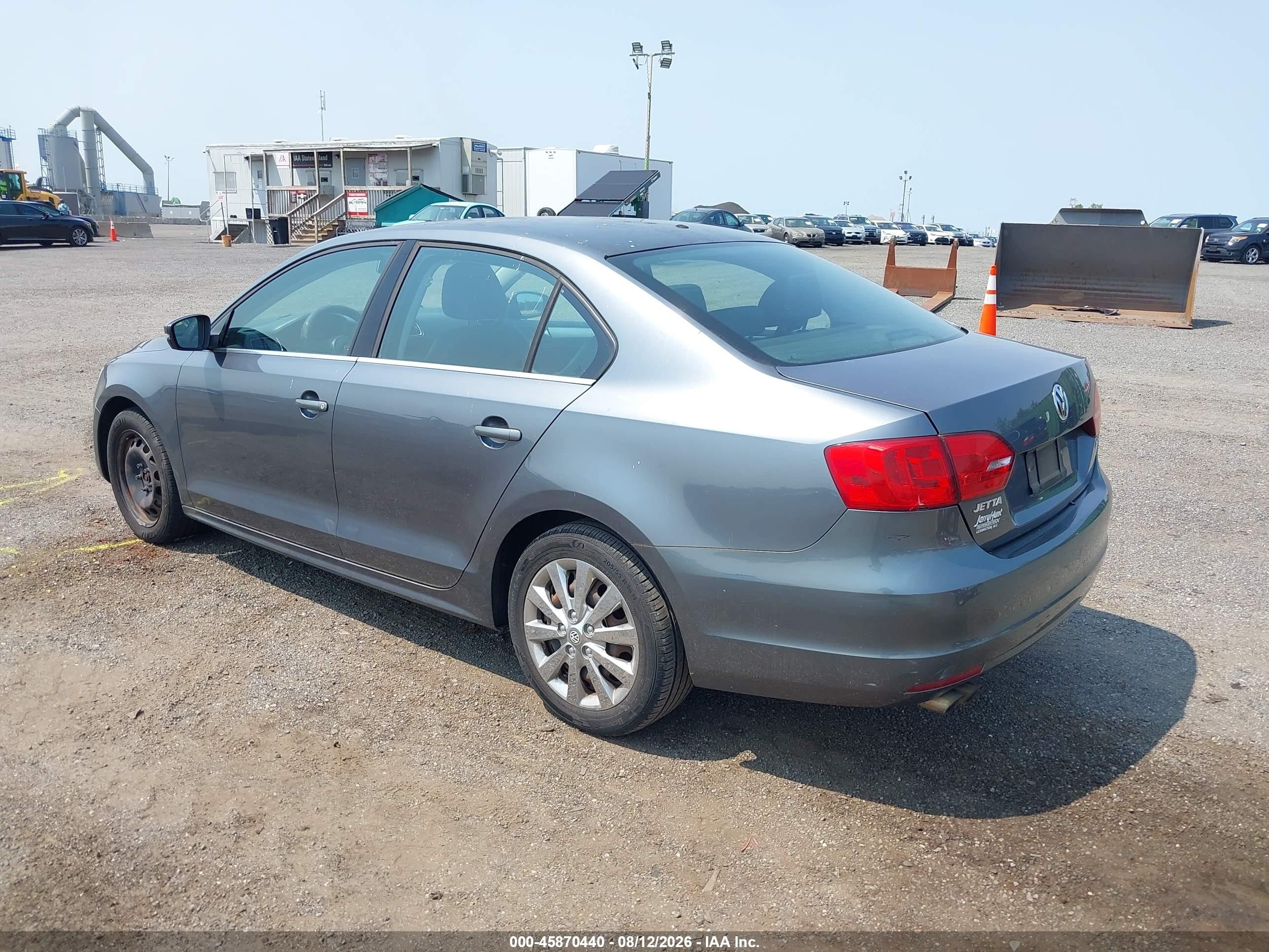 2013 Volkswagen Jetta 2.5l Se Gray vin: 3VWDP7AJ2DM380505