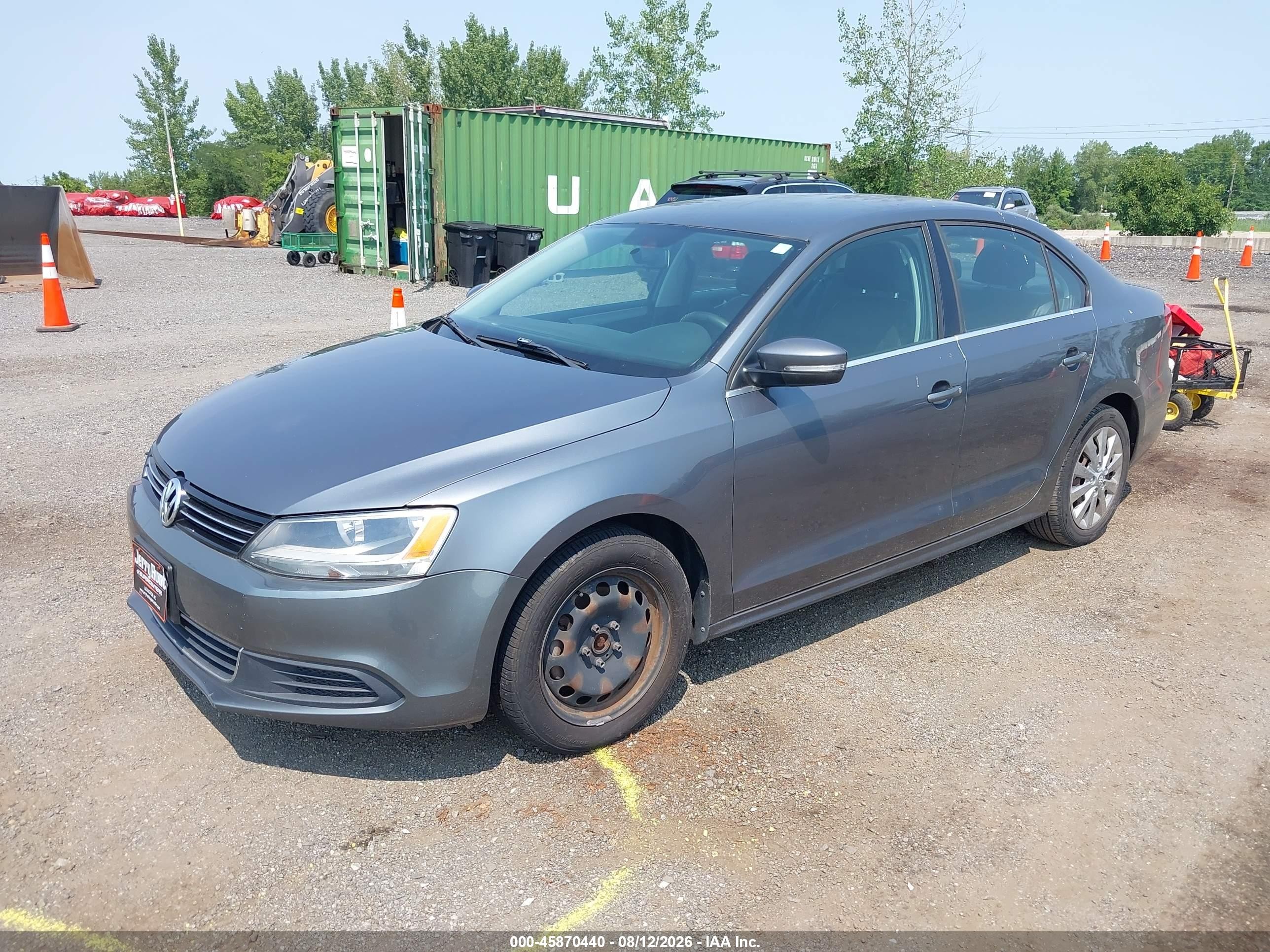 2013 Volkswagen Jetta 2.5l Se Gray vin: 3VWDP7AJ2DM380505