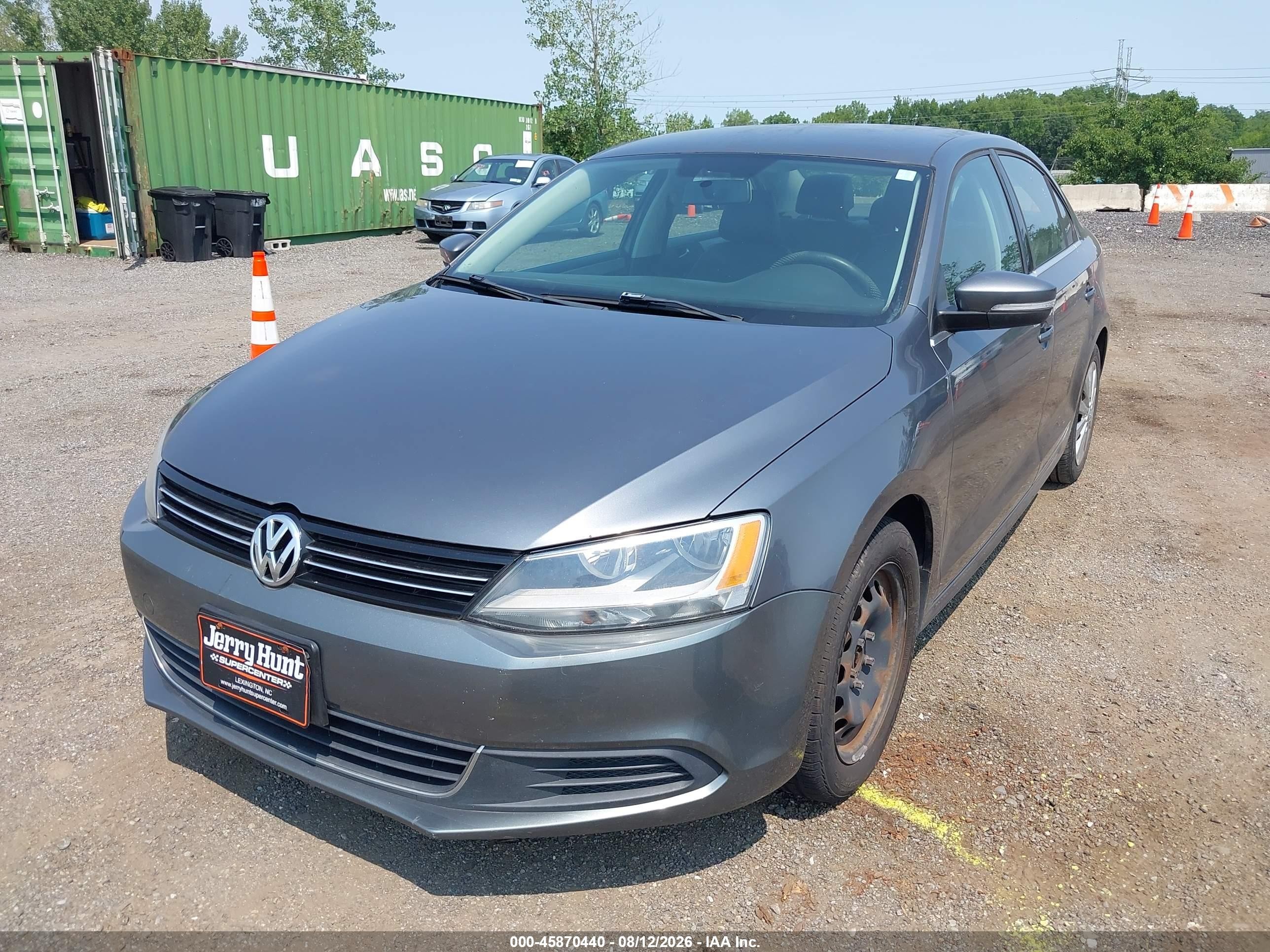 2013 Volkswagen Jetta 2.5l Se Gray vin: 3VWDP7AJ2DM380505