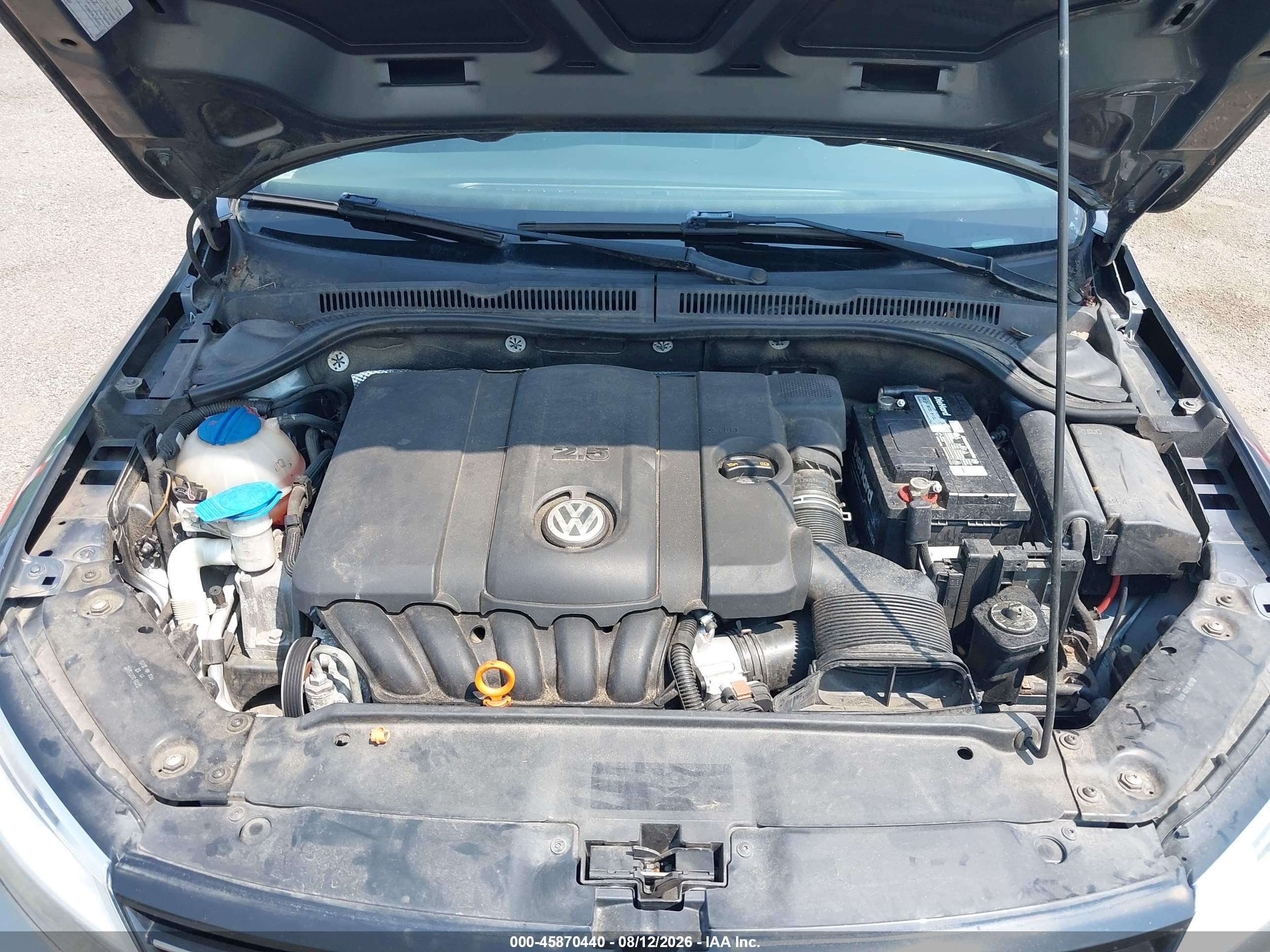 2013 Volkswagen Jetta 2.5l Se Gray vin: 3VWDP7AJ2DM380505