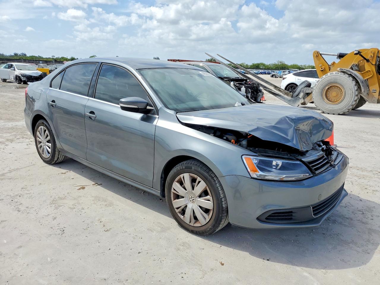 2013 Volkswagen Jetta Se Silver vin: 3VWDP7AJ2DM395764