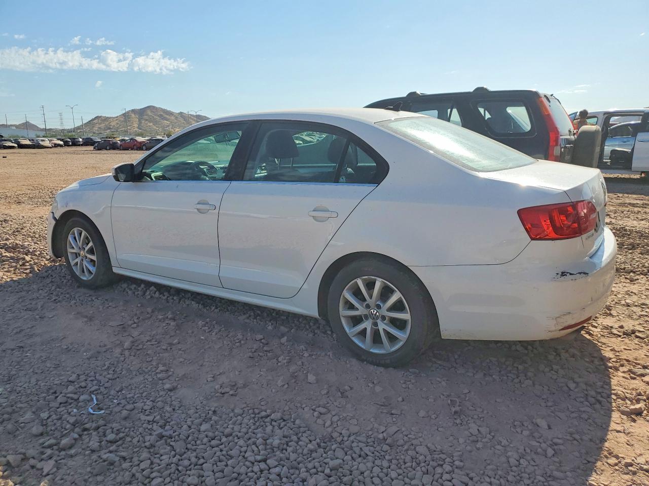 2013 Volkswagen Jetta Se White vin: 3VWDP7AJ2DM398860