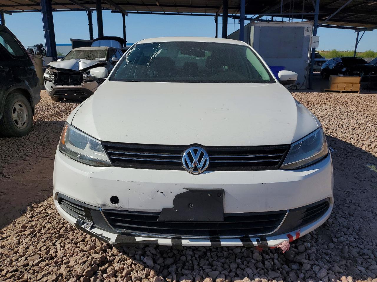 2013 Volkswagen Jetta Se White vin: 3VWDP7AJ2DM398860