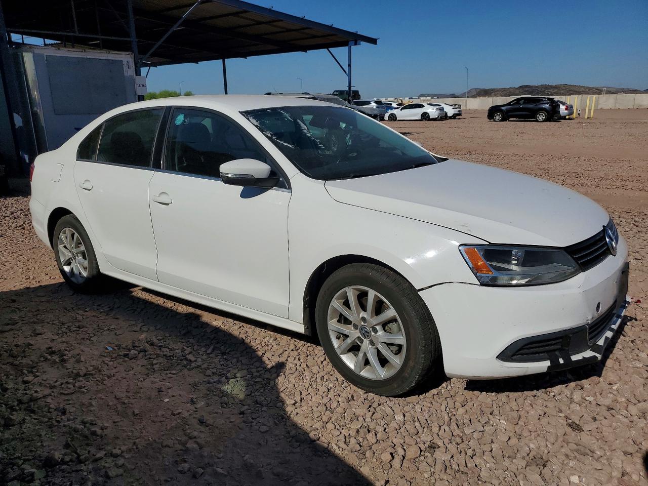2013 Volkswagen Jetta Se White vin: 3VWDP7AJ2DM398860
