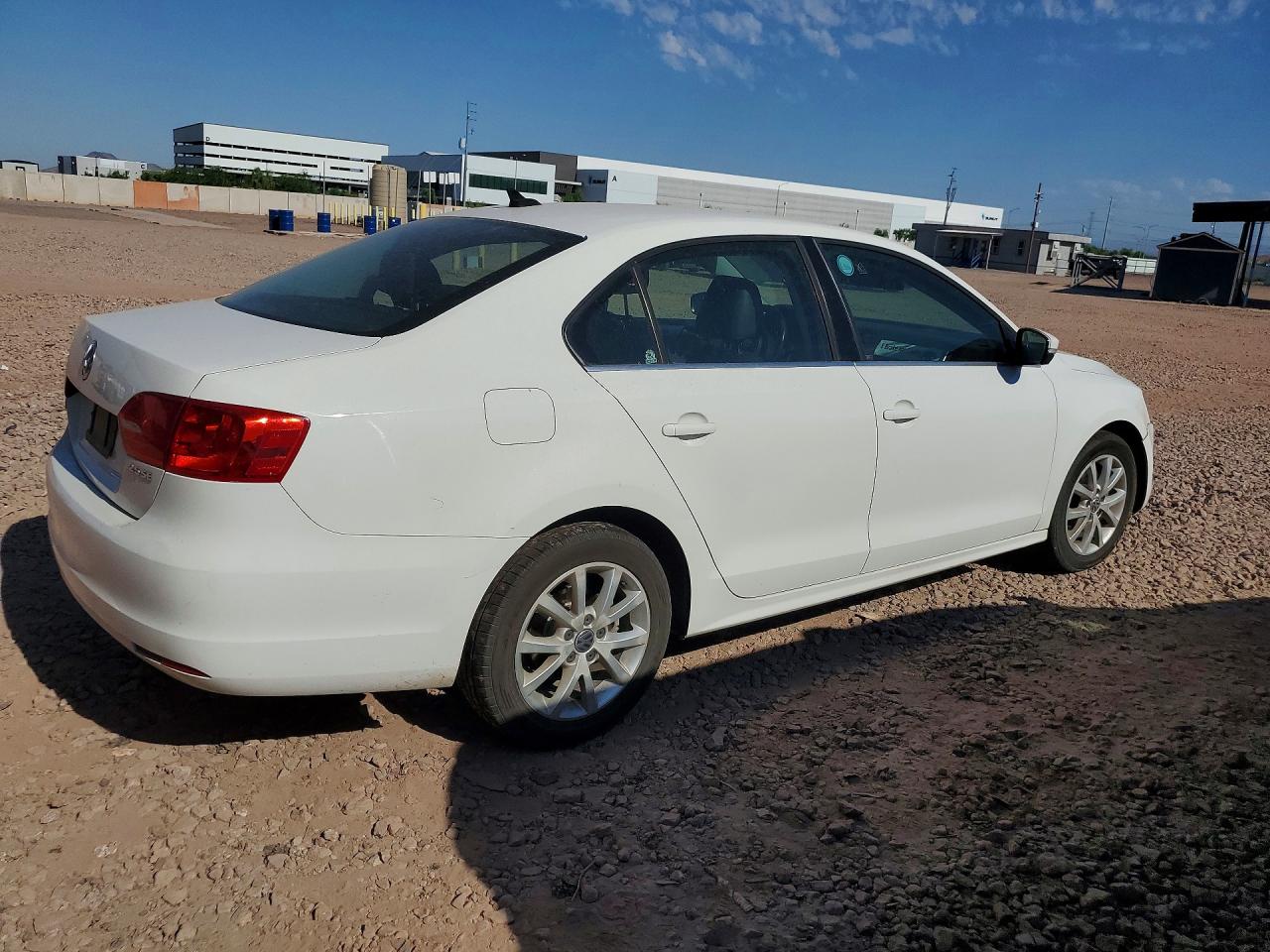 2013 Volkswagen Jetta Se White vin: 3VWDP7AJ2DM398860