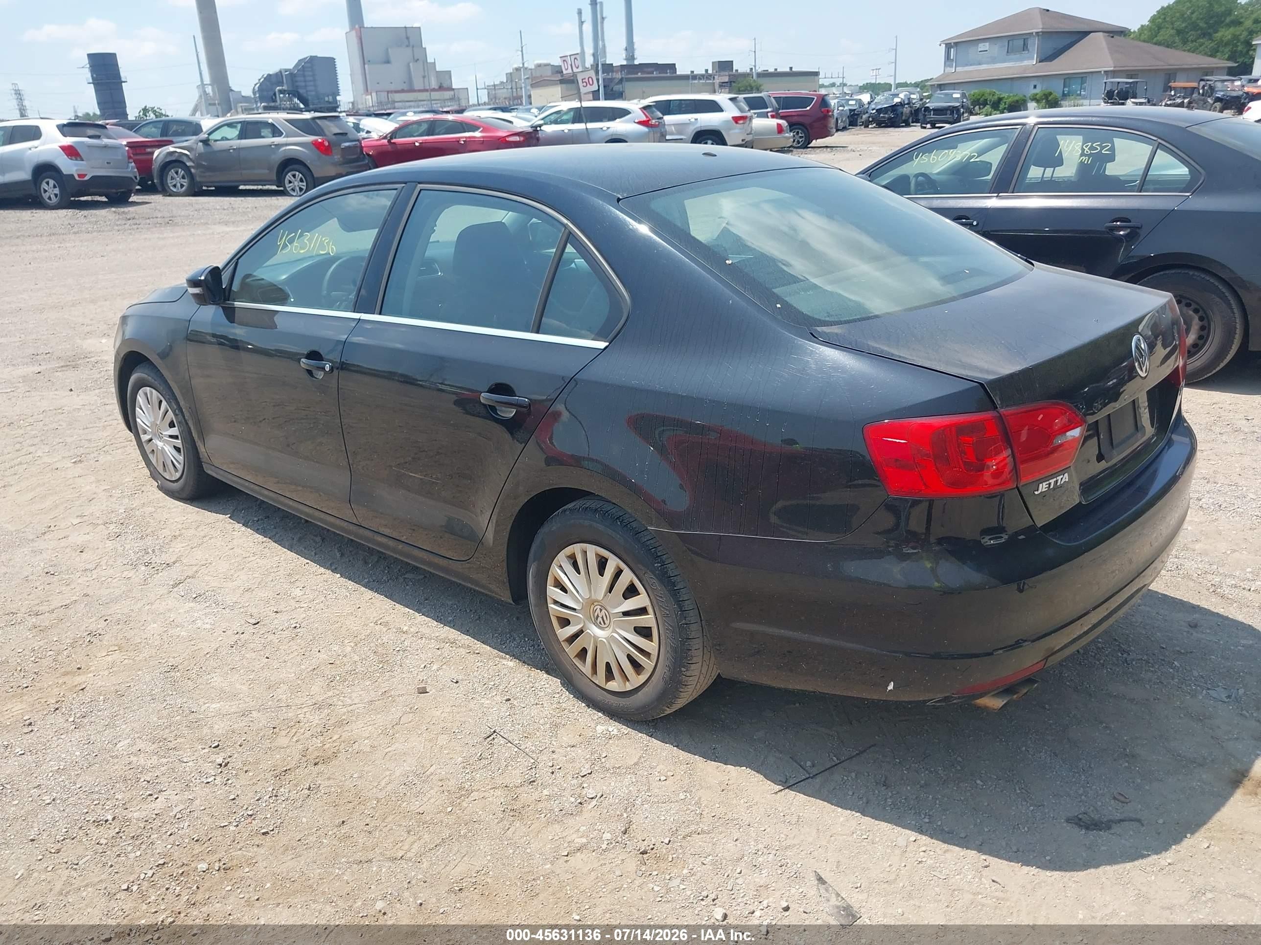 2013 Volkswagen Jetta 2.5l Se Black vin: 3VWDP7AJ2DM403877