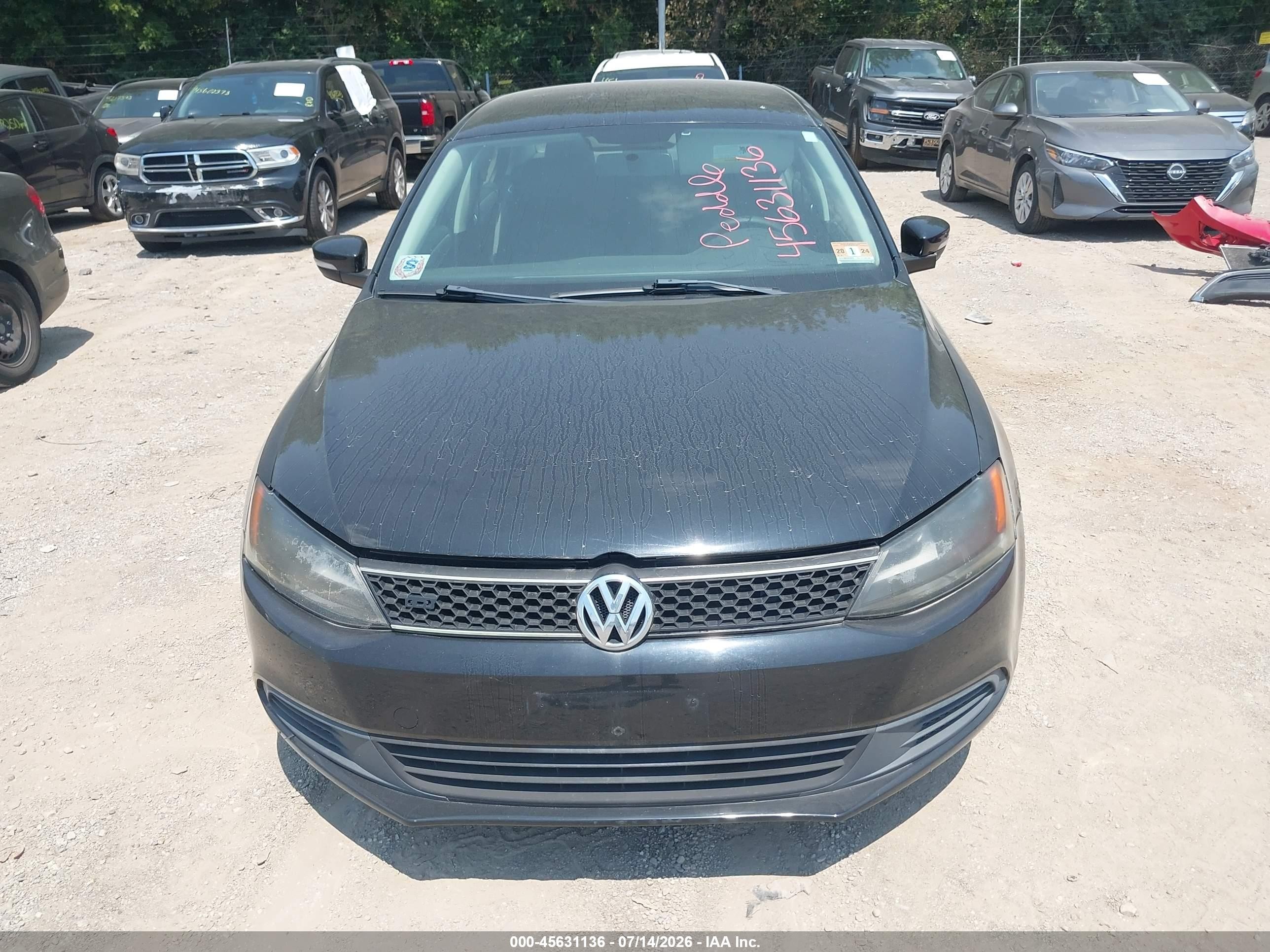 2013 Volkswagen Jetta 2.5l Se Black vin: 3VWDP7AJ2DM403877