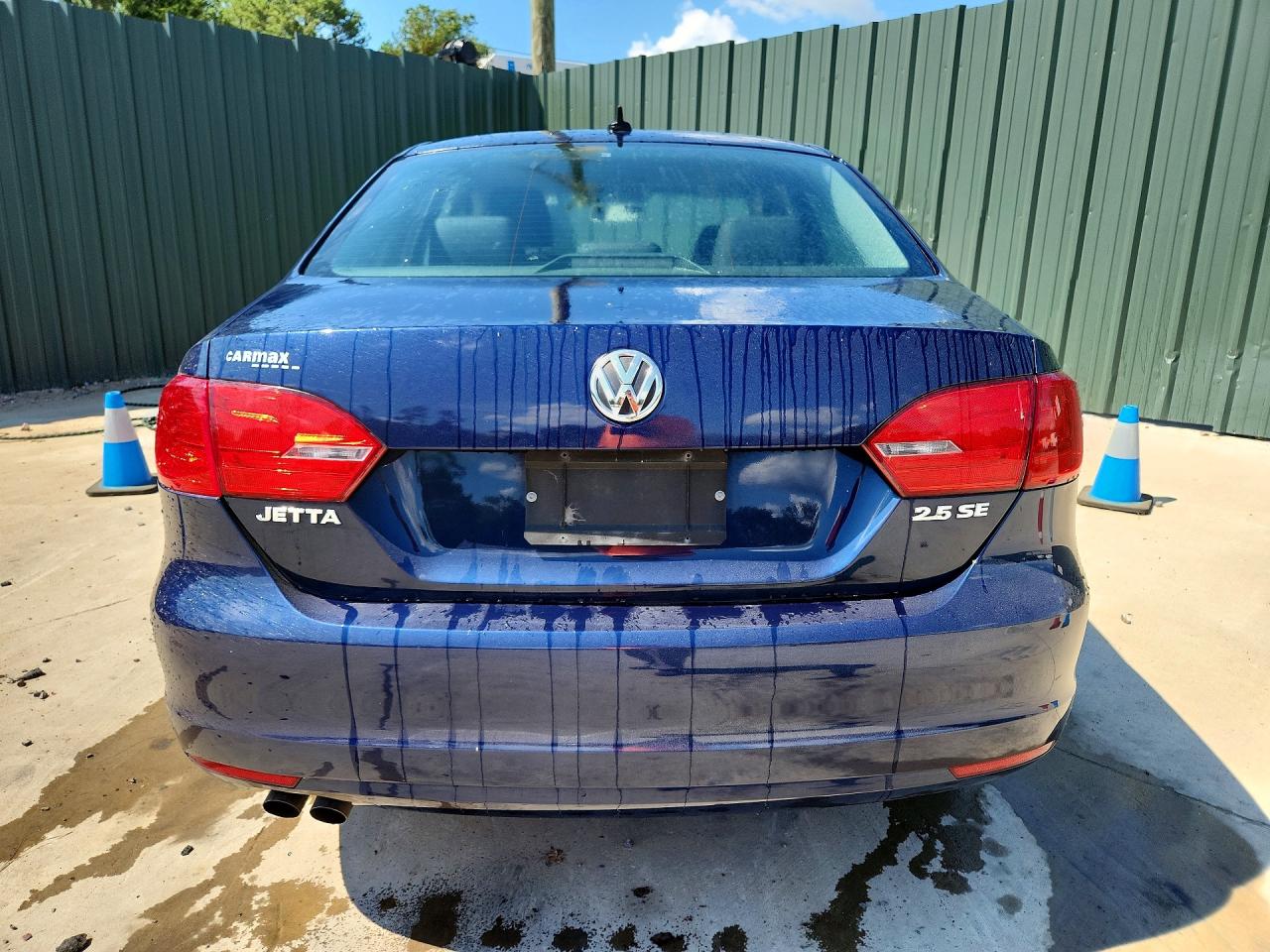 2013 Volkswagen Jetta Se Blue vin: 3VWDP7AJ2DM421117