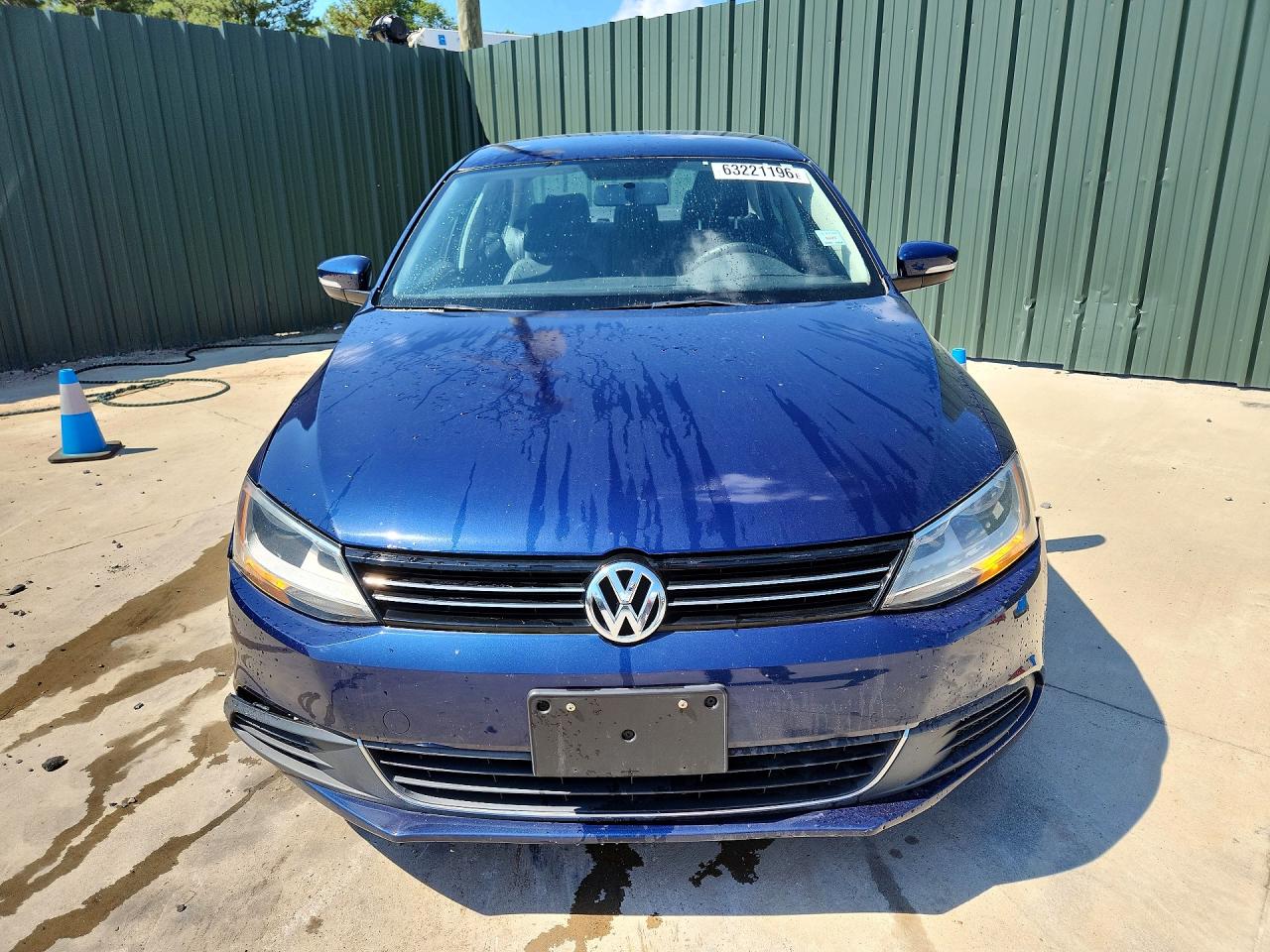 2013 Volkswagen Jetta Se Blue vin: 3VWDP7AJ2DM421117