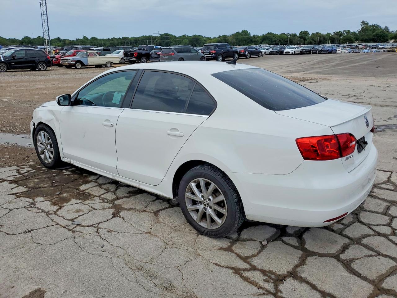 2013 Volkswagen Jetta Se White vin: 3VWDP7AJ2DM425152