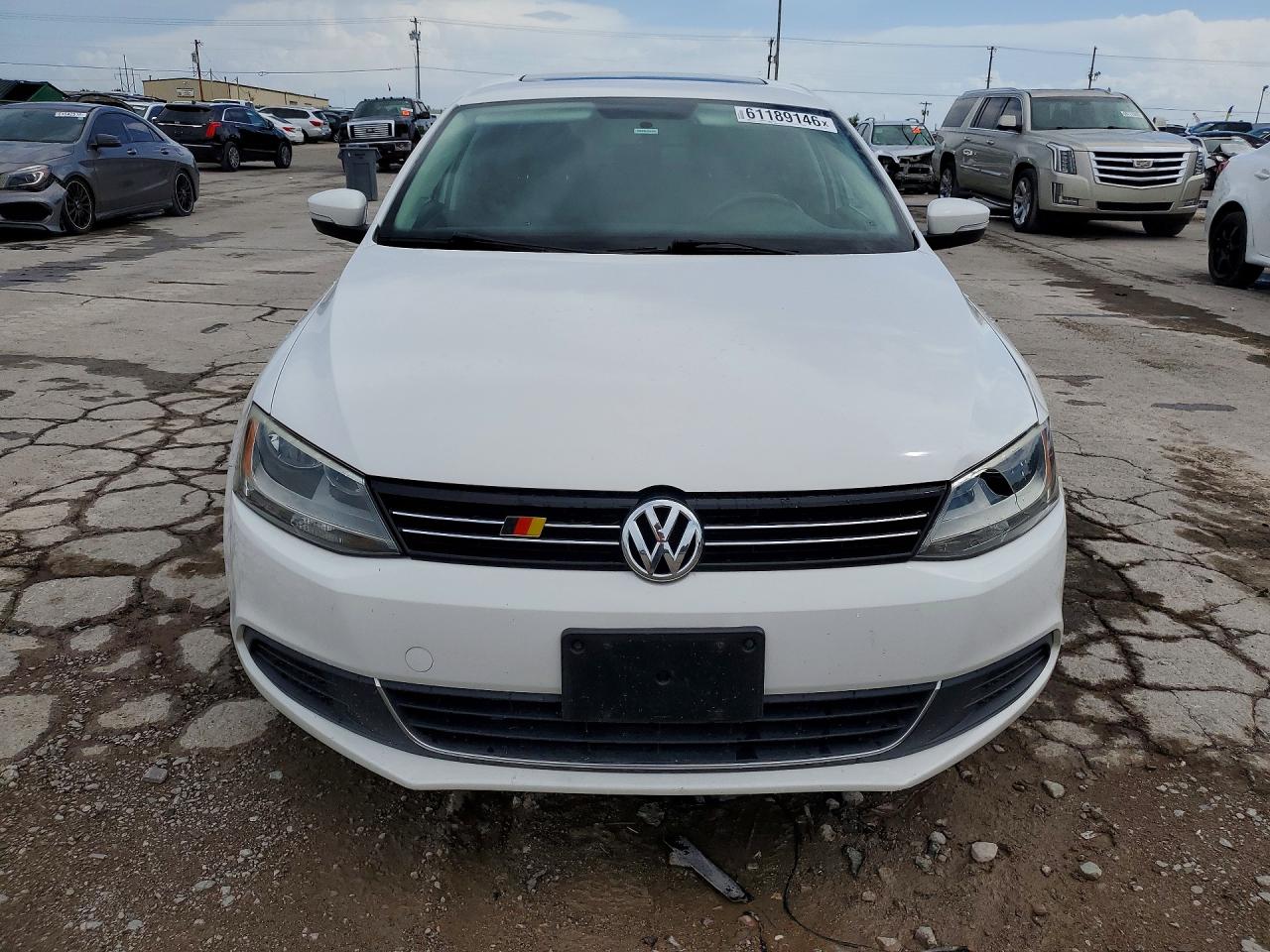 2013 Volkswagen Jetta Se White vin: 3VWDP7AJ2DM425152
