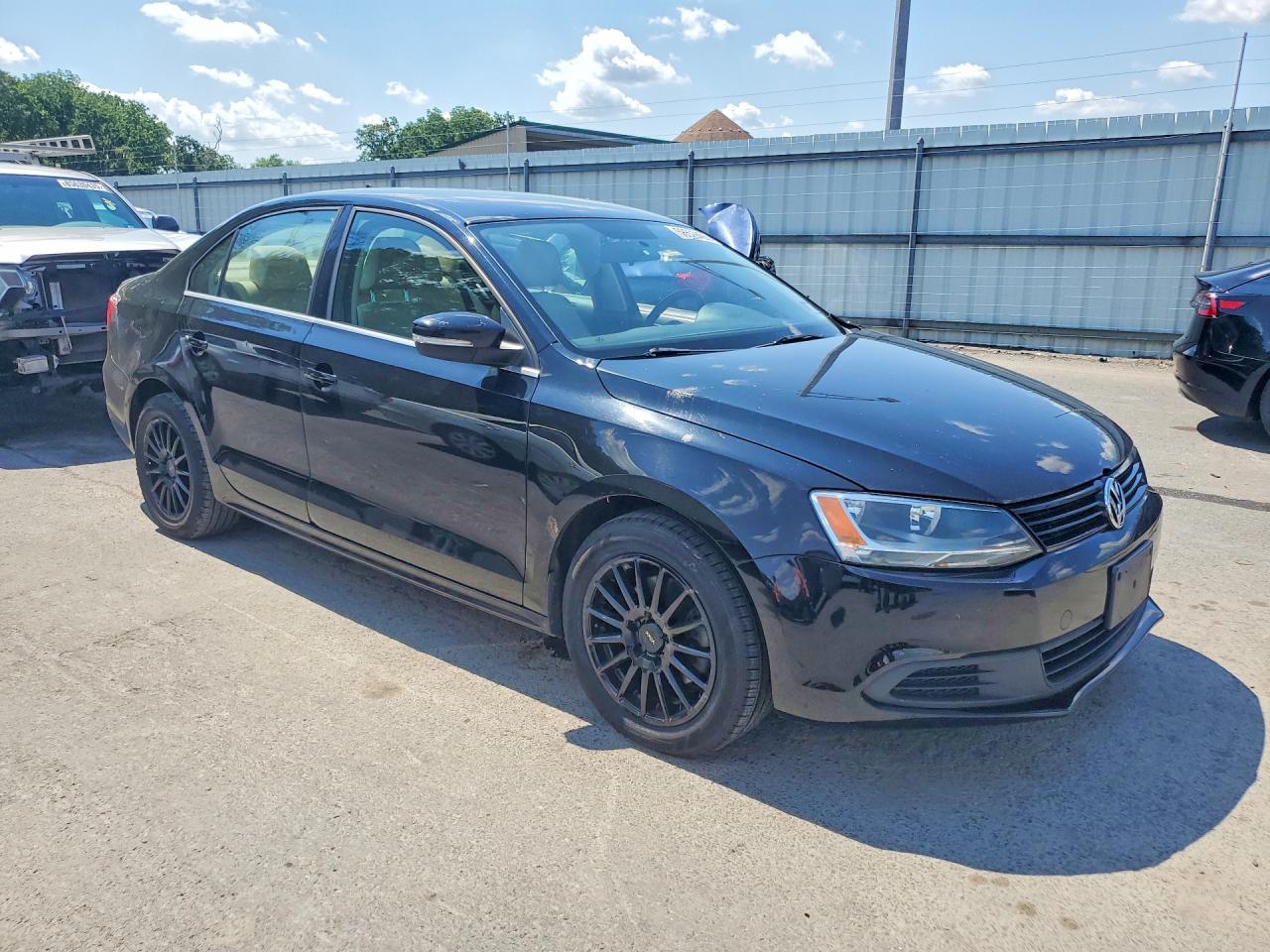 2013 Volkswagen Jetta Se Black vin: 3VWDP7AJ2DM433168