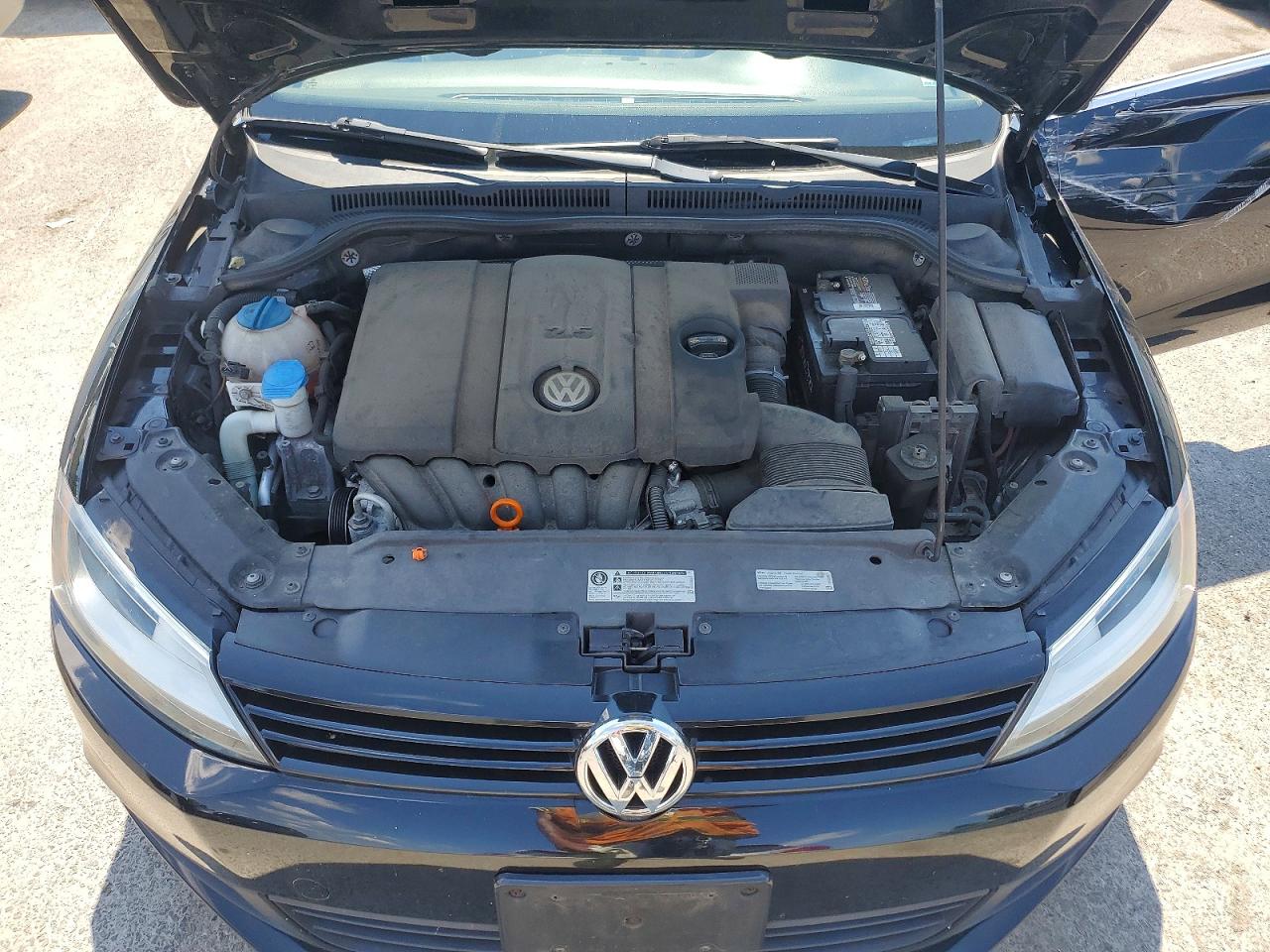 2013 Volkswagen Jetta Se Black vin: 3VWDP7AJ2DM433168