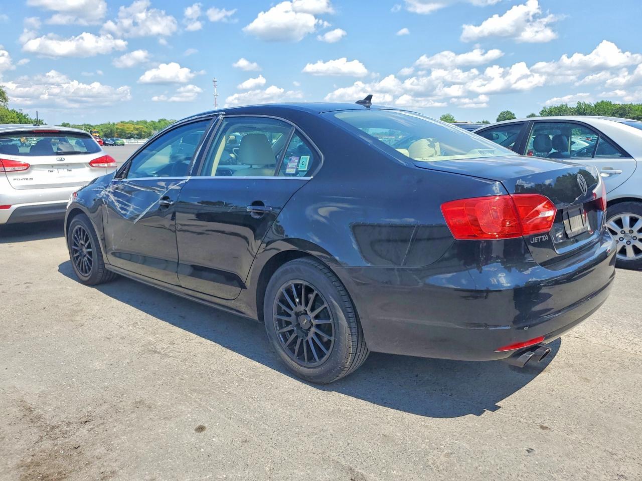 2013 Volkswagen Jetta Se Black vin: 3VWDP7AJ2DM433168