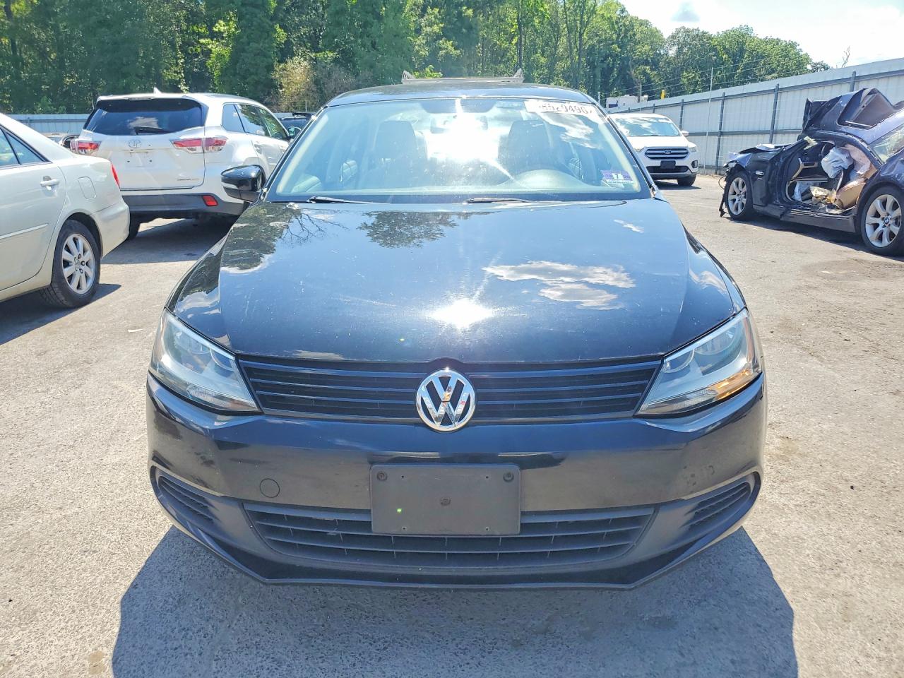 2013 Volkswagen Jetta Se Black vin: 3VWDP7AJ2DM433168