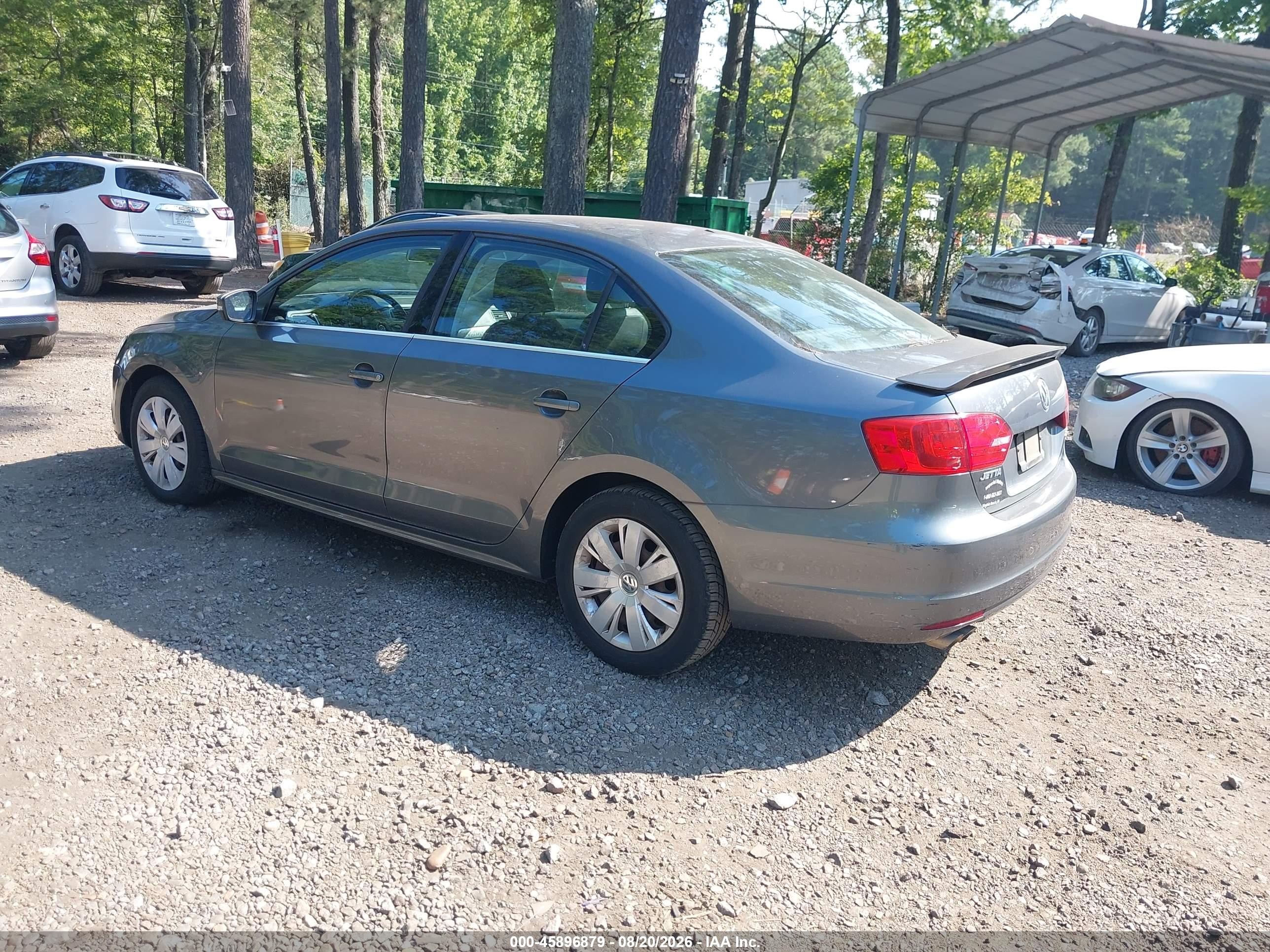 2013 Volkswagen Jetta 2.5l Se Серый vin: 3VWDP7AJ2DM435244