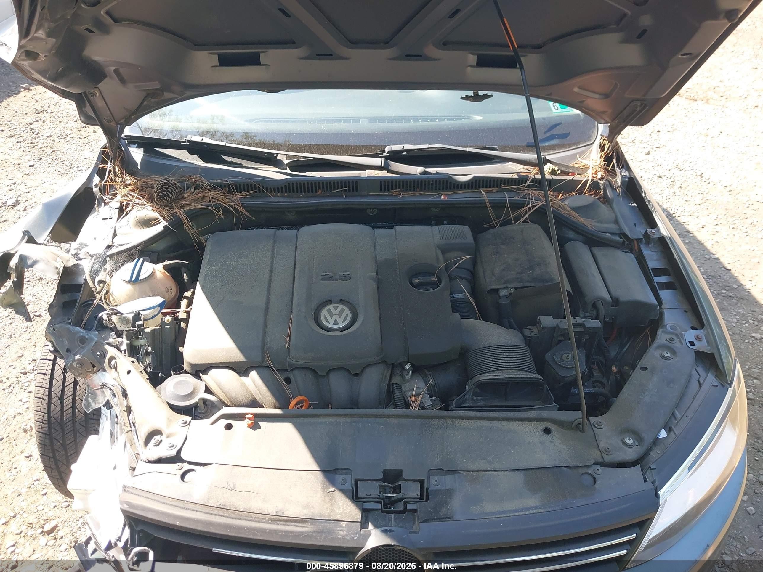 2013 Volkswagen Jetta 2.5l Se Серый vin: 3VWDP7AJ2DM435244